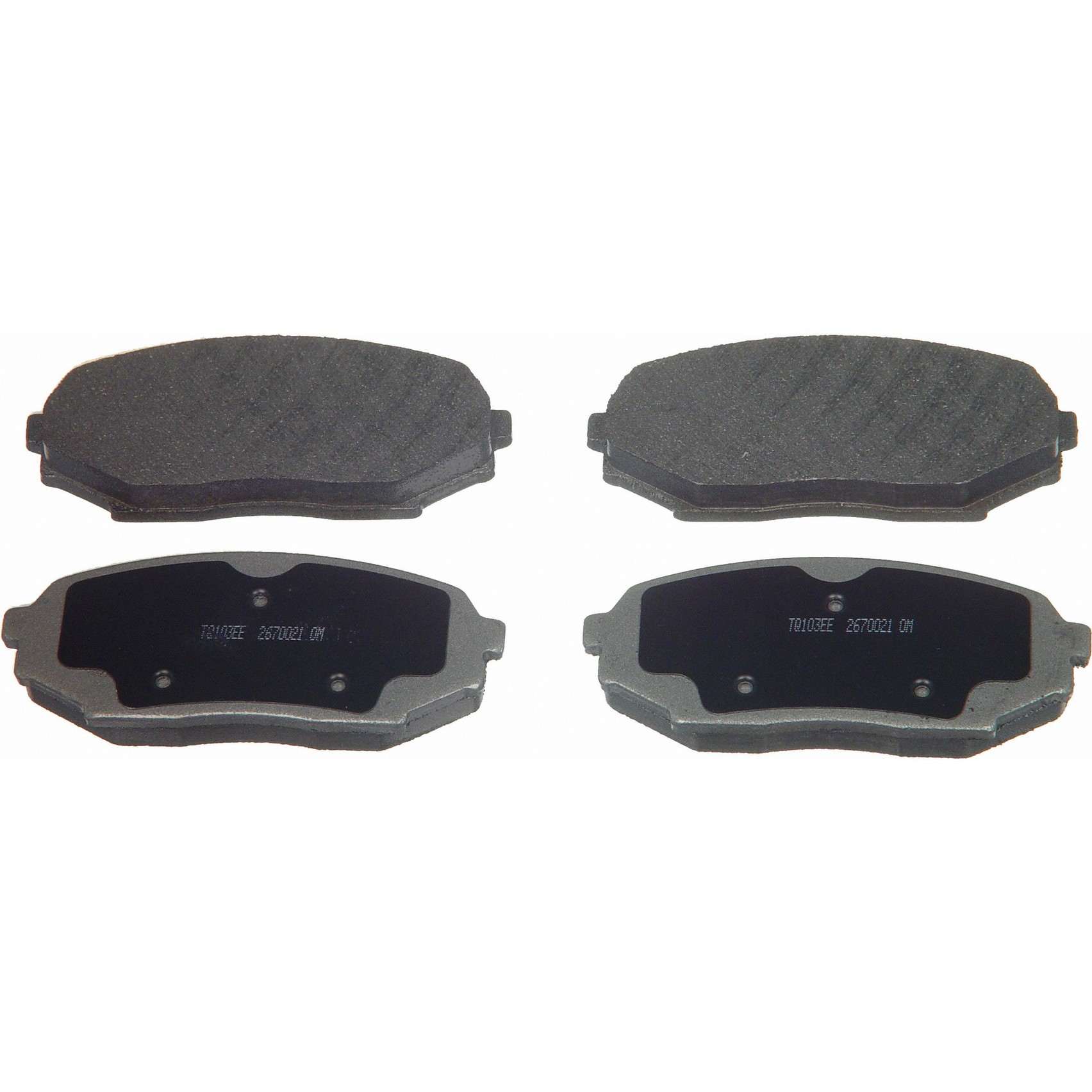 Wagner Brake Disc Brake Pad Set  top view frsport MX525