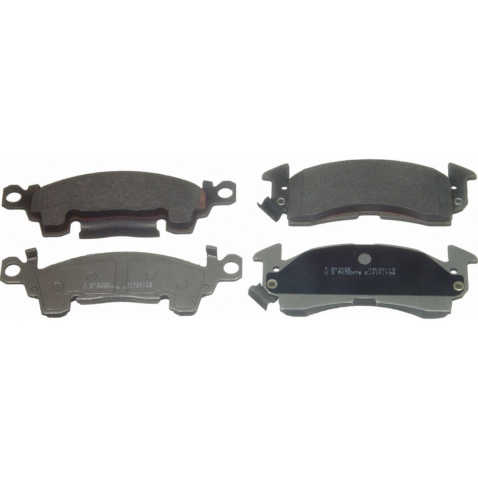 wagner brake disc brake pad set  frsport mx52