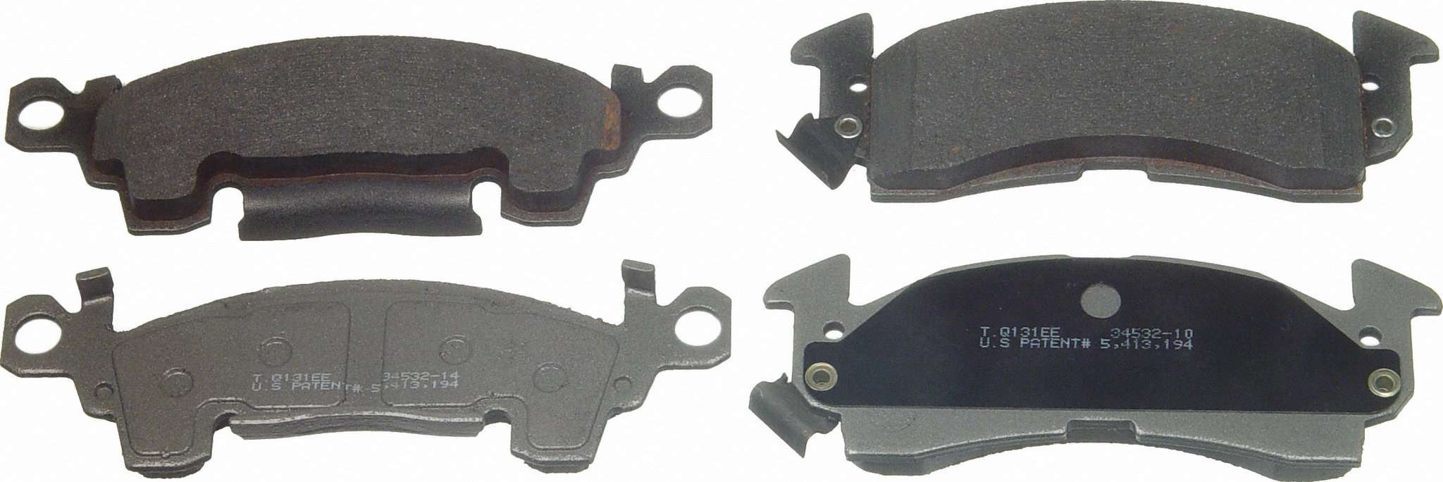 Wagner Brake Disc Brake Pad Set  top view frsport MX52