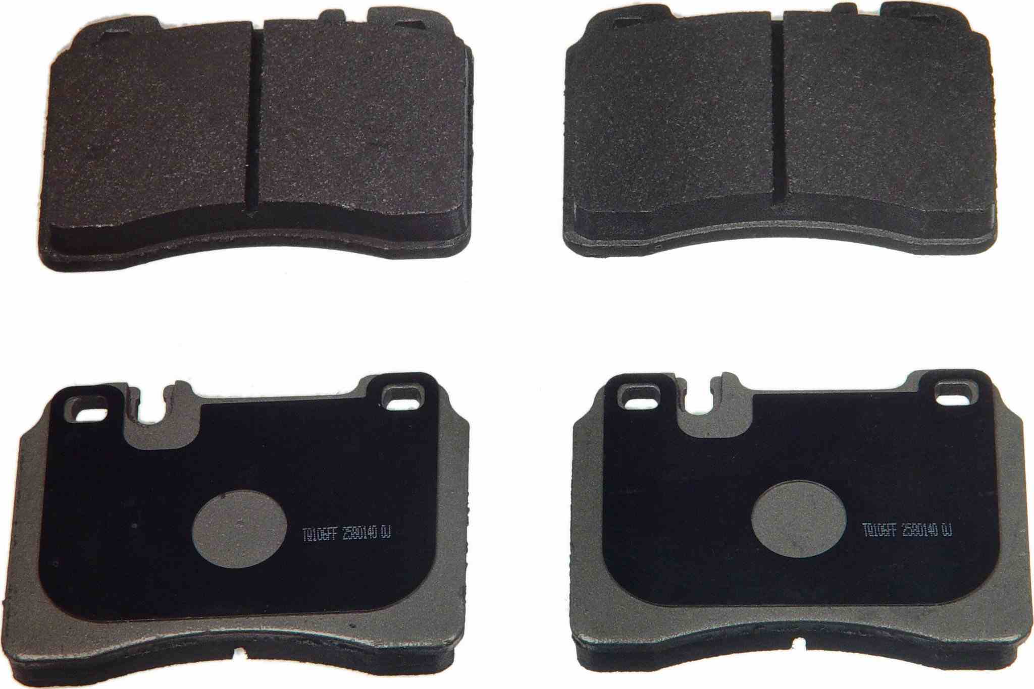 Wagner Brake Disc Brake Pad Set  top view frsport MX561A