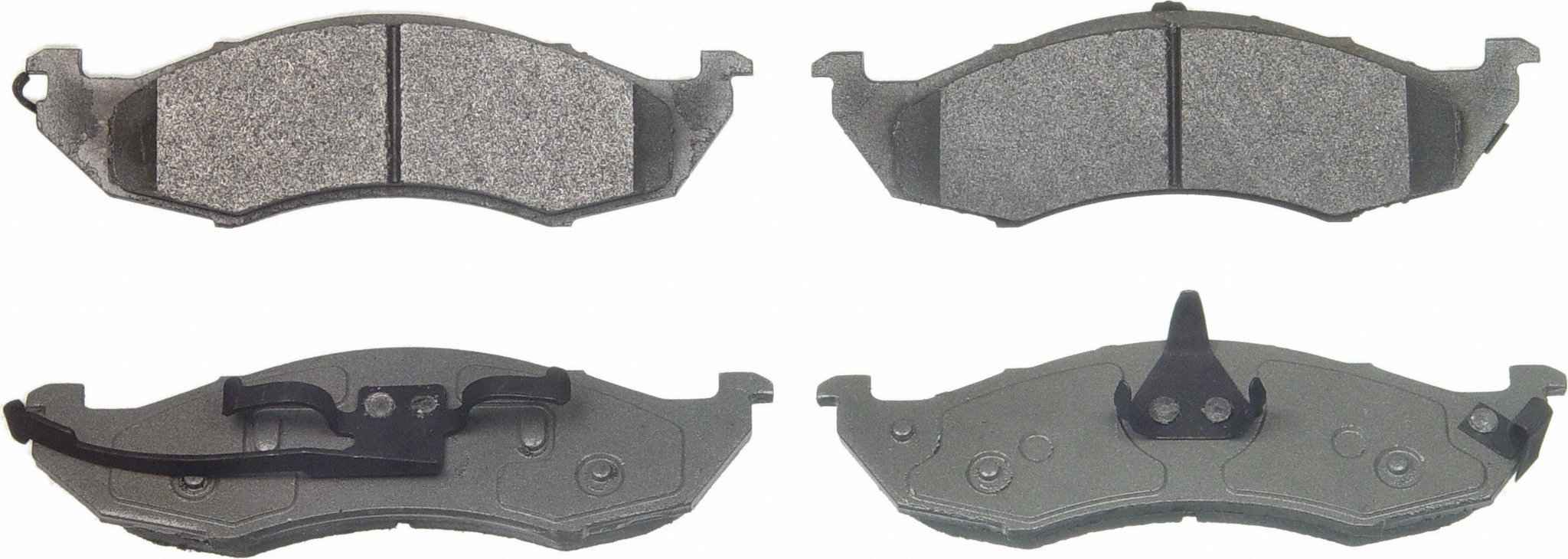 Wagner Brake Disc Brake Pad Set  top view frsport MX576