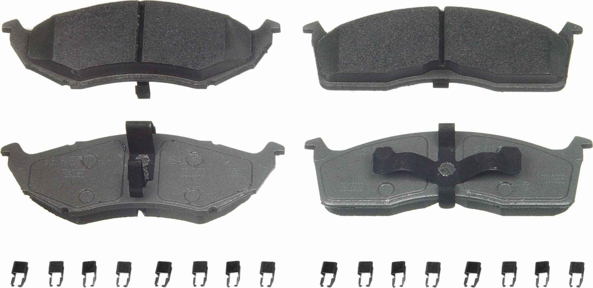 Wagner Brake Disc Brake Pad Set  top view frsport MX591