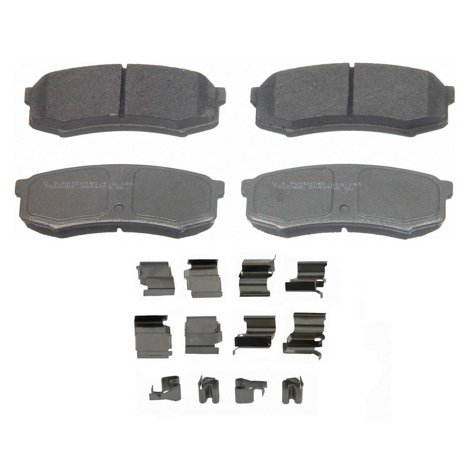 wagner brake disc brake pad set  frsport mx606