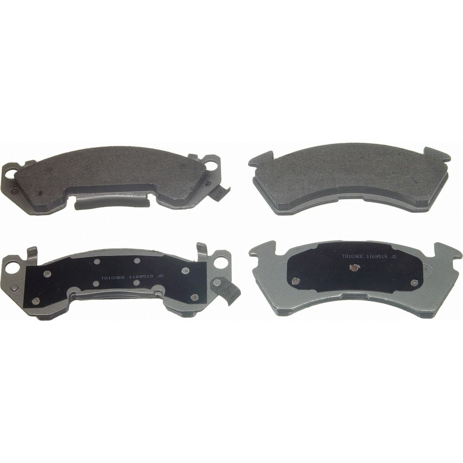 wagner brake disc brake pad set  frsport mx614a