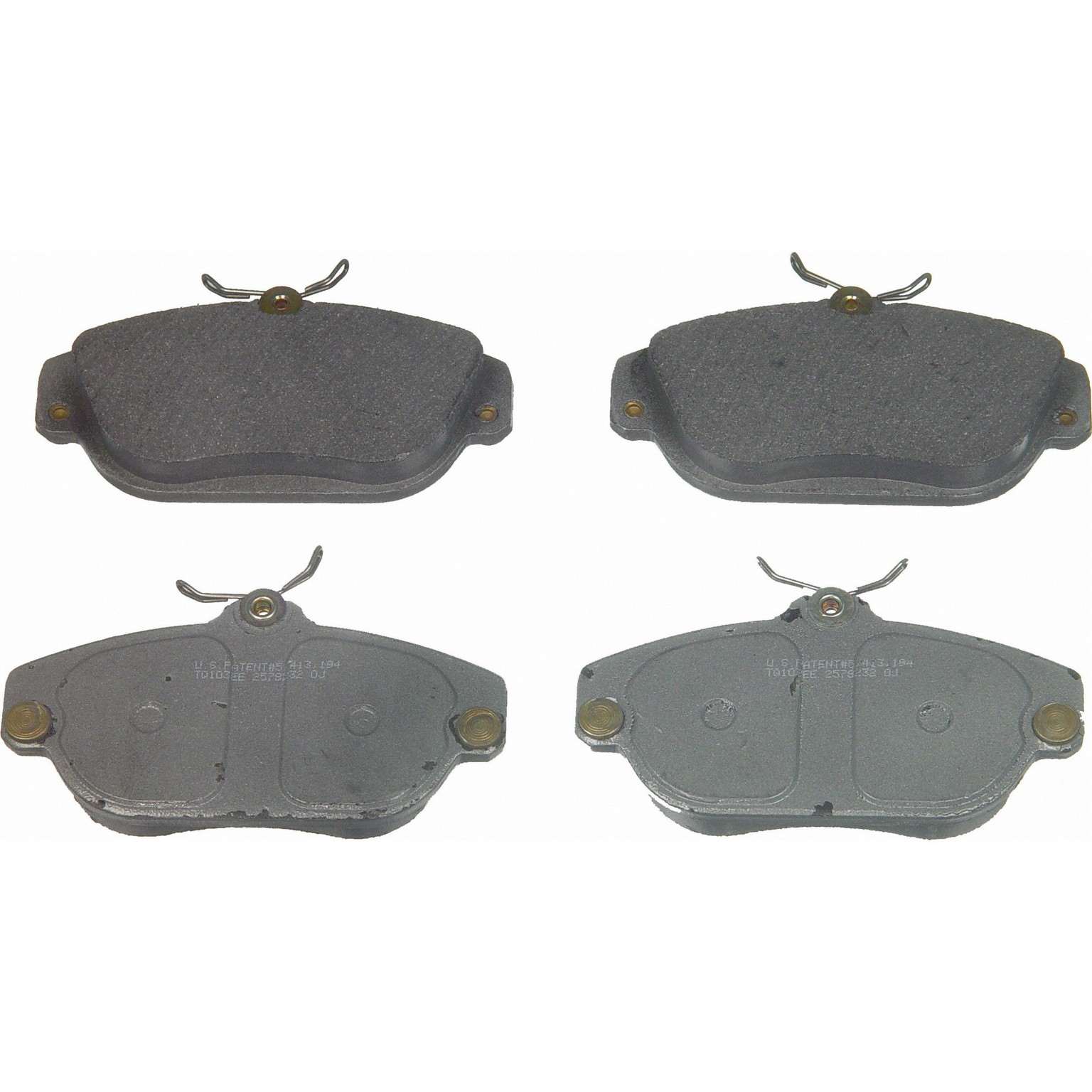 wagner brake disc brake pad set  frsport mx634