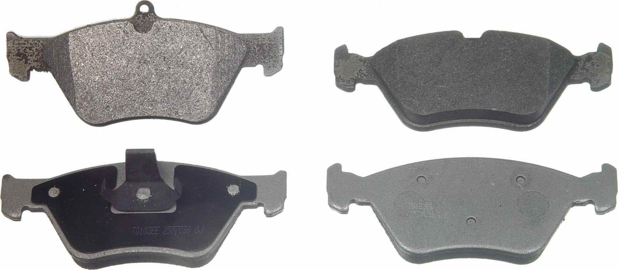 Wagner Brake Disc Brake Pad Set  top view frsport MX644