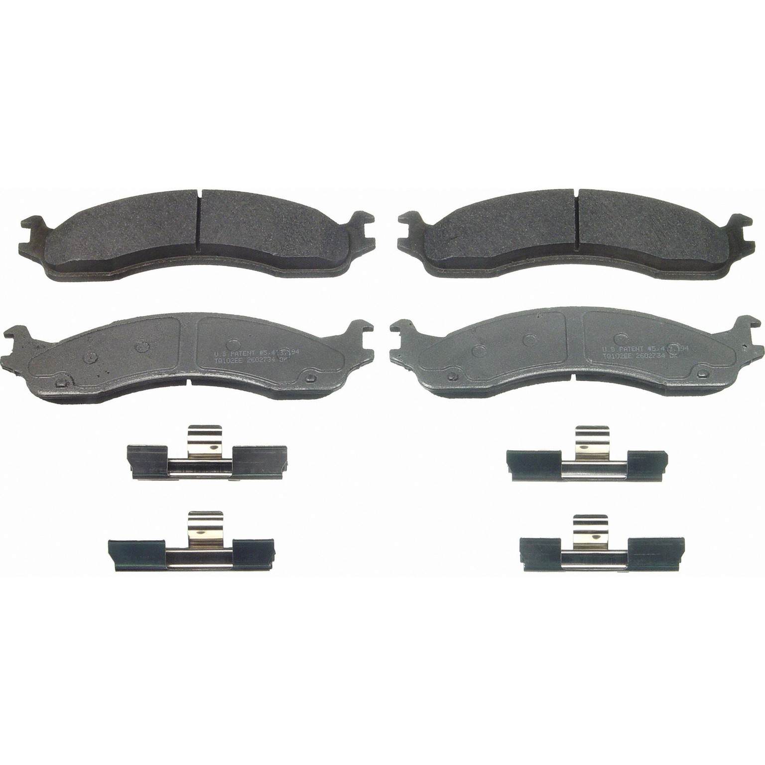 wagner brake disc brake pad set  frsport mx655