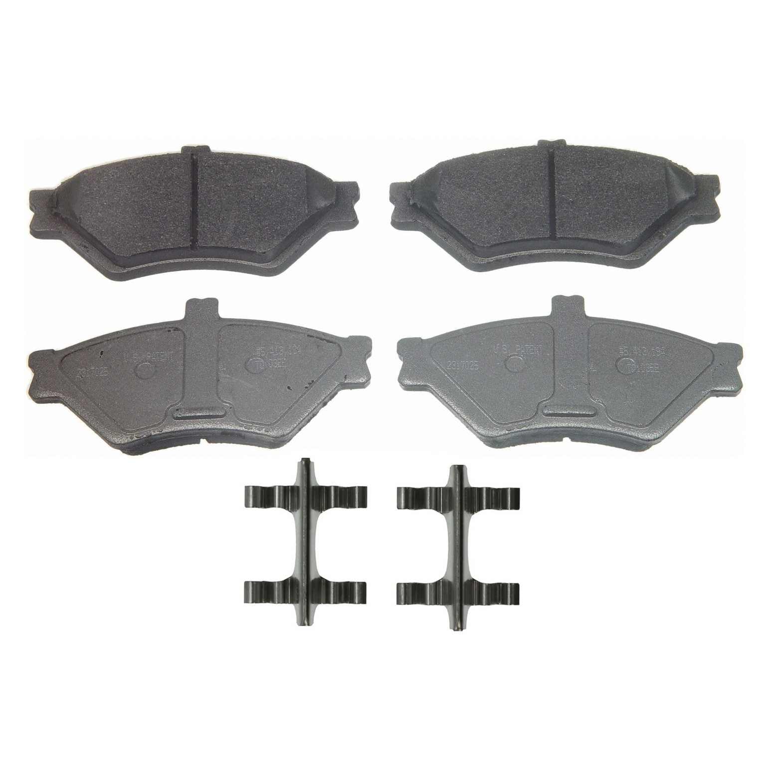 wagner brake disc brake pad set  frsport mx659