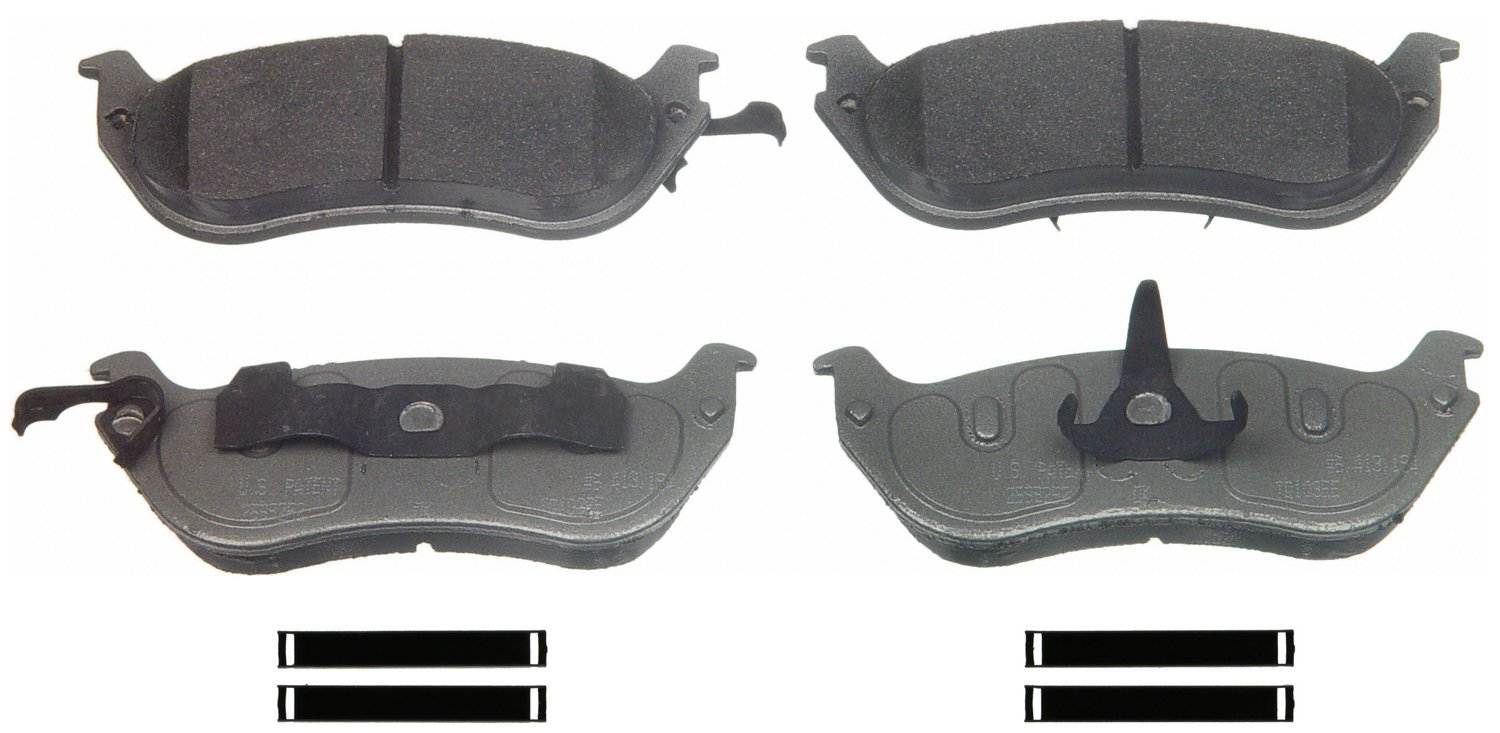 Wagner Brake Disc Brake Pad Set  top view frsport MX674