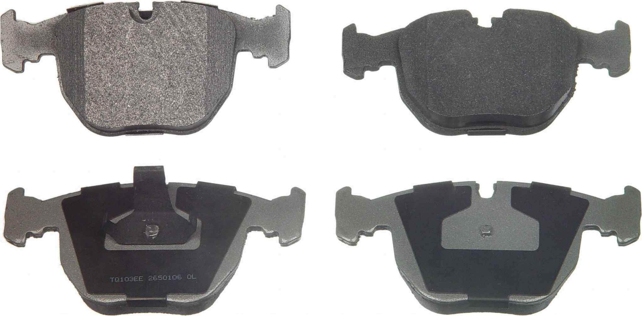 Wagner Brake Disc Brake Pad Set  top view frsport MX681