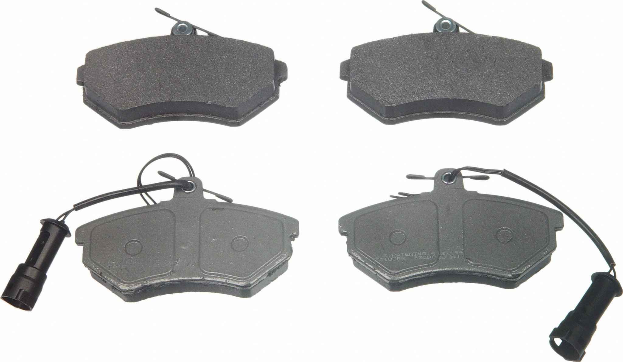 Wagner Brake Disc Brake Pad Set  top view frsport MX684A