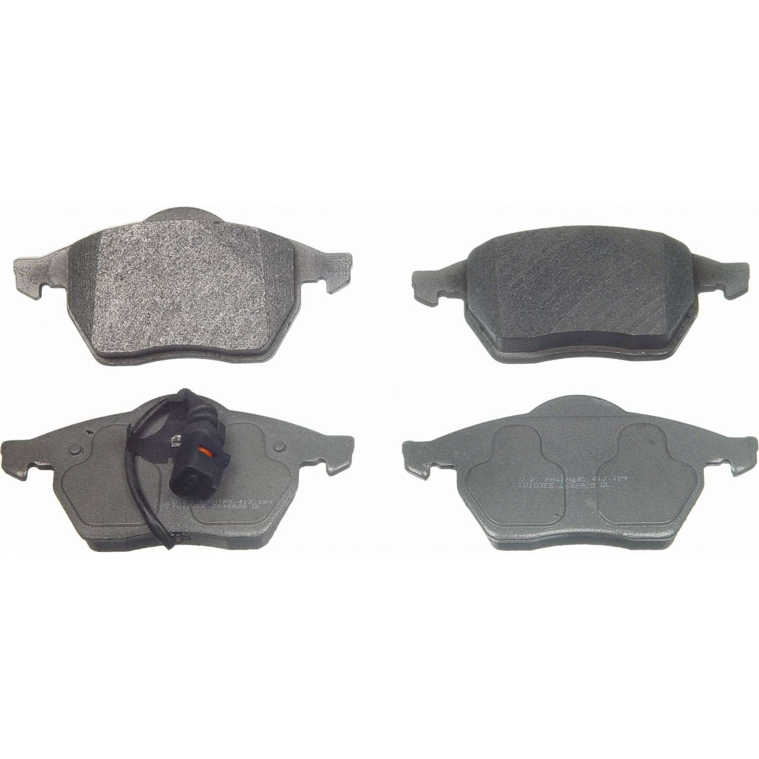 wagner brake disc brake pad set  frsport mx687a