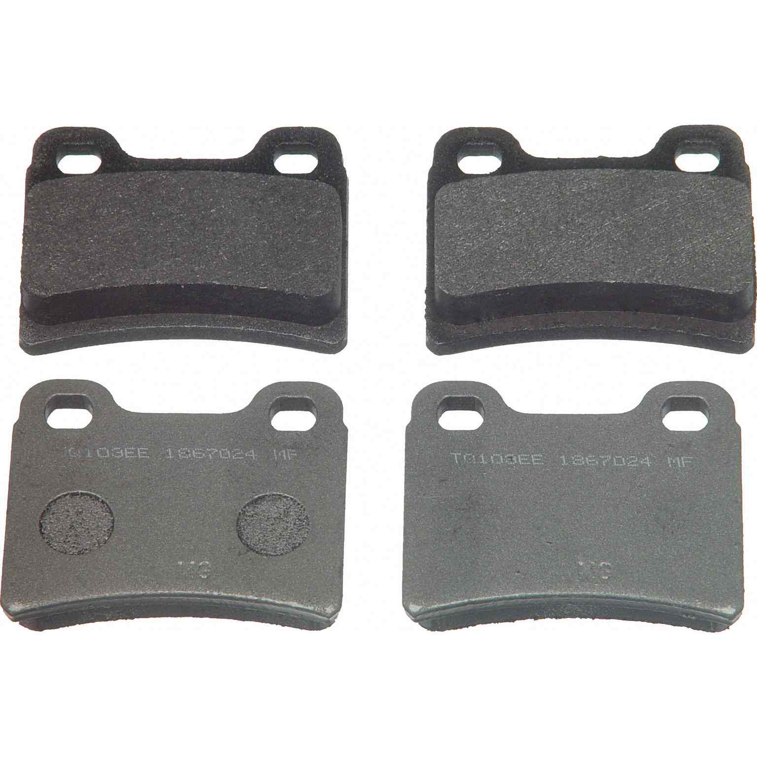 wagner brake disc brake pad set  frsport mx693