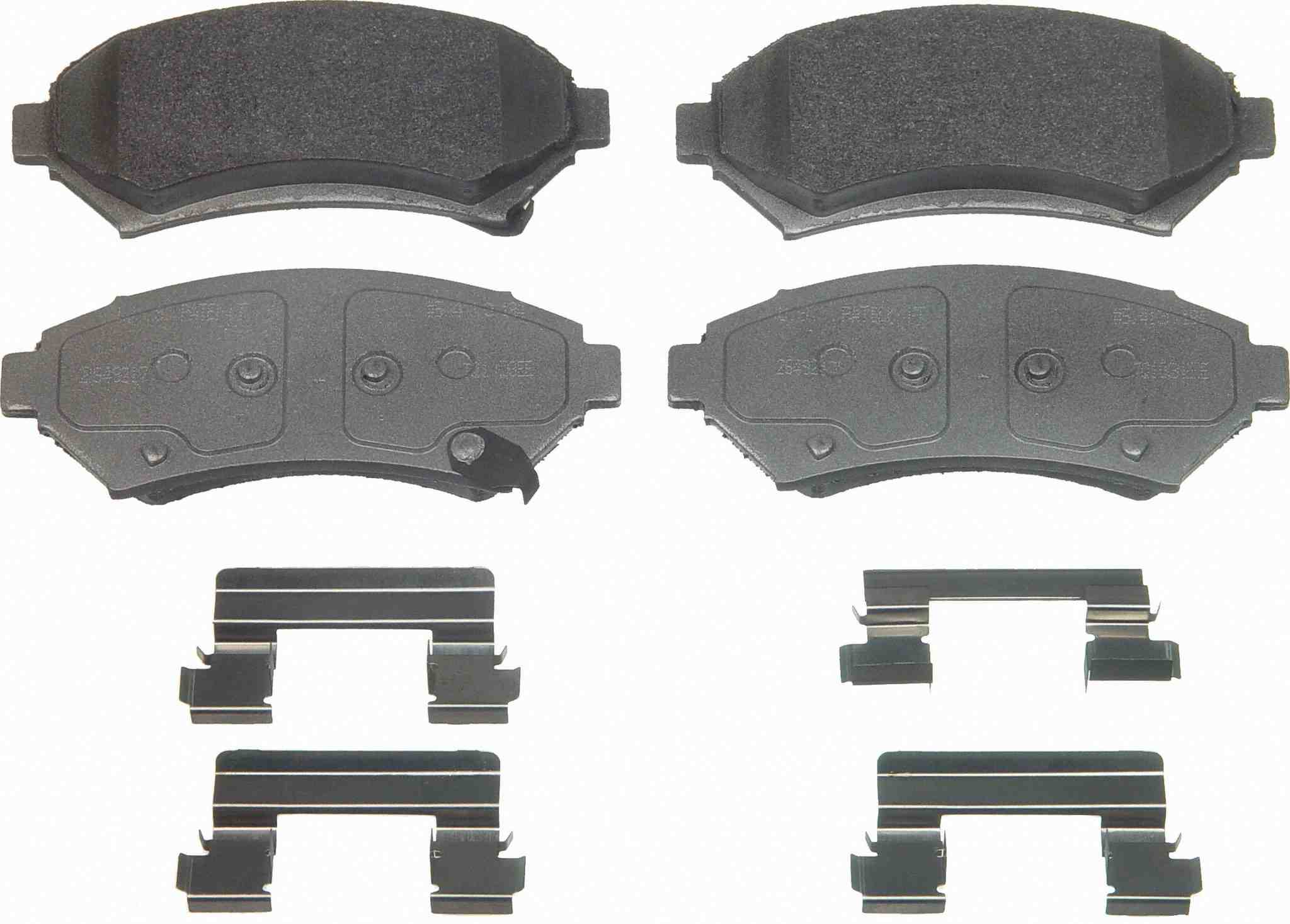 Wagner Brake Disc Brake Pad Set  top view frsport MX699