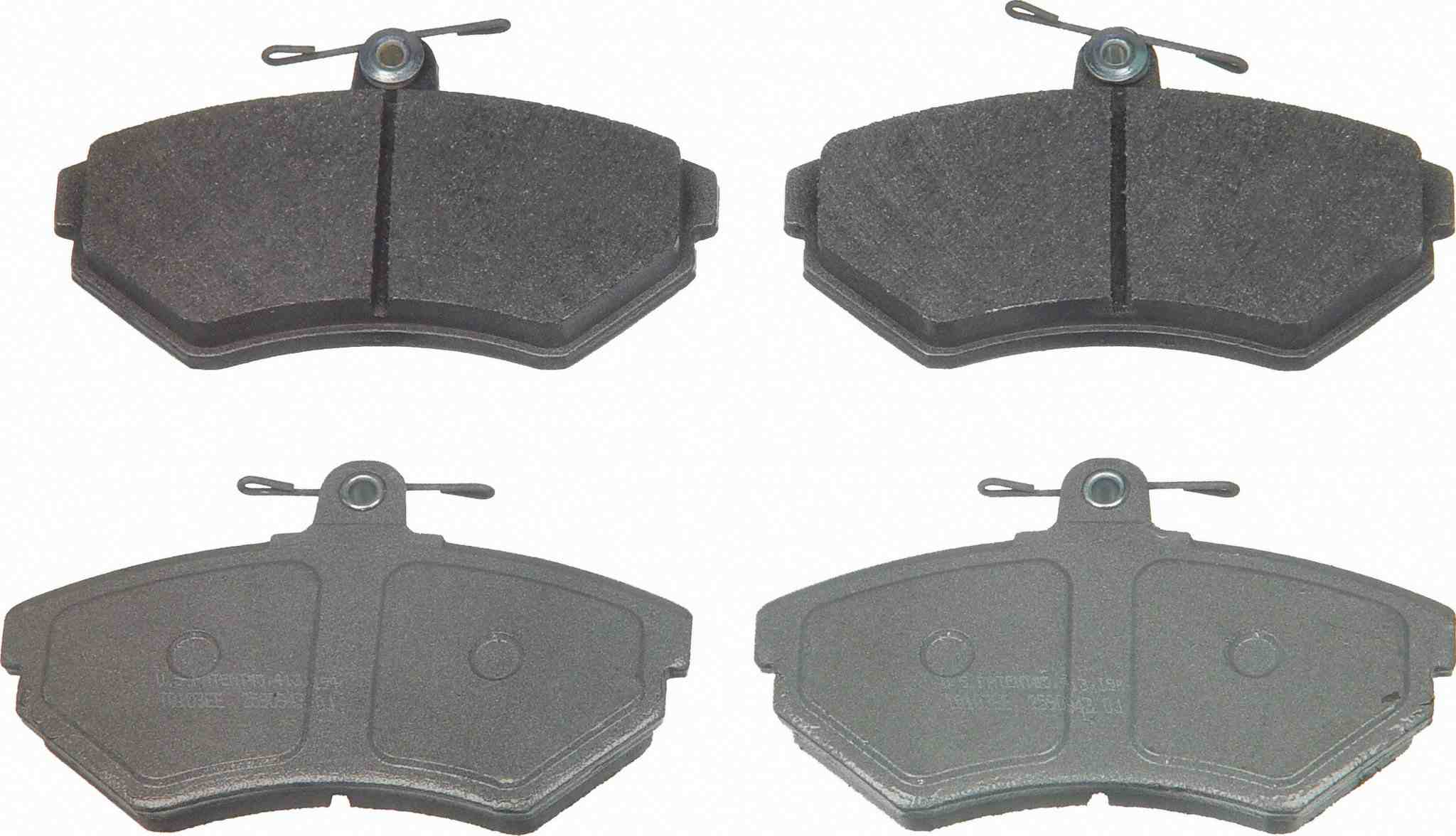 Wagner Brake Disc Brake Pad Set  top view frsport MX704