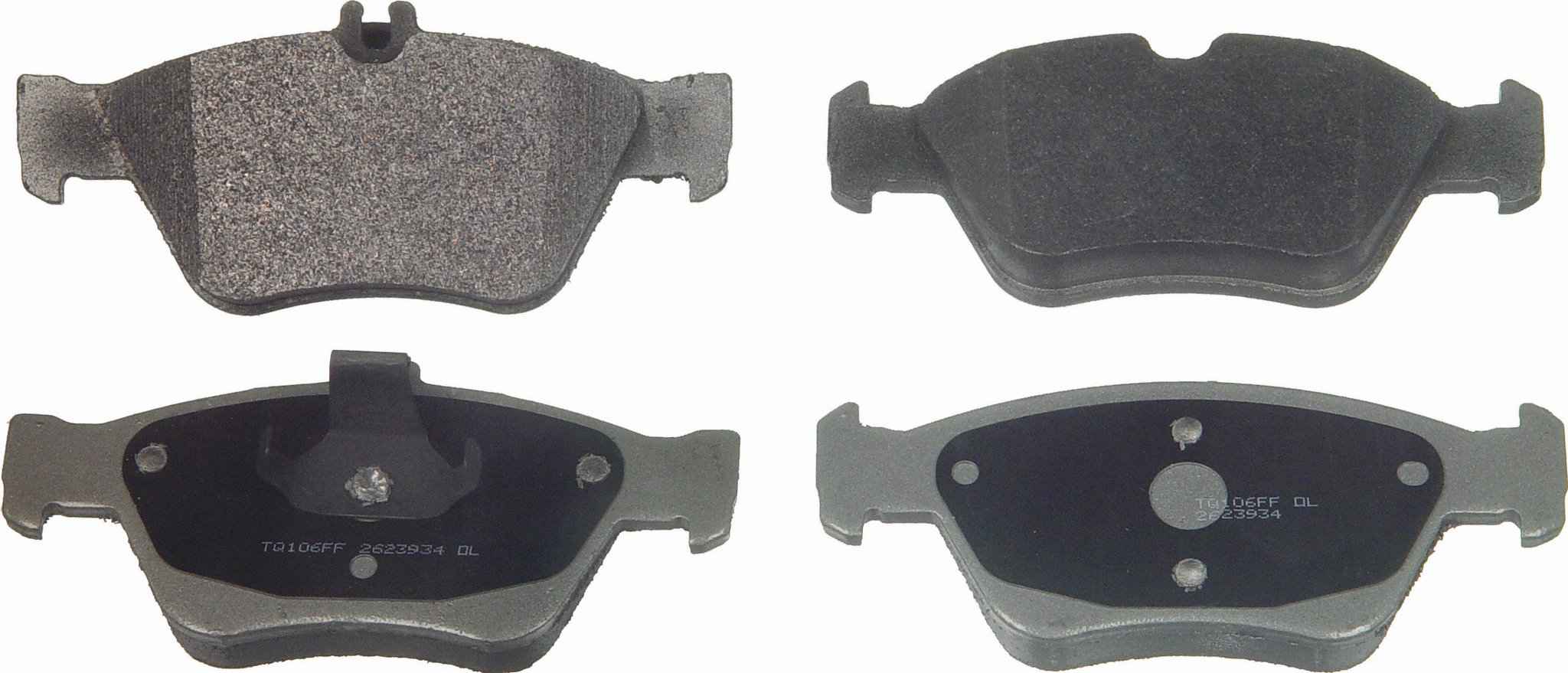 Wagner Brake Disc Brake Pad Set  top view frsport MX710