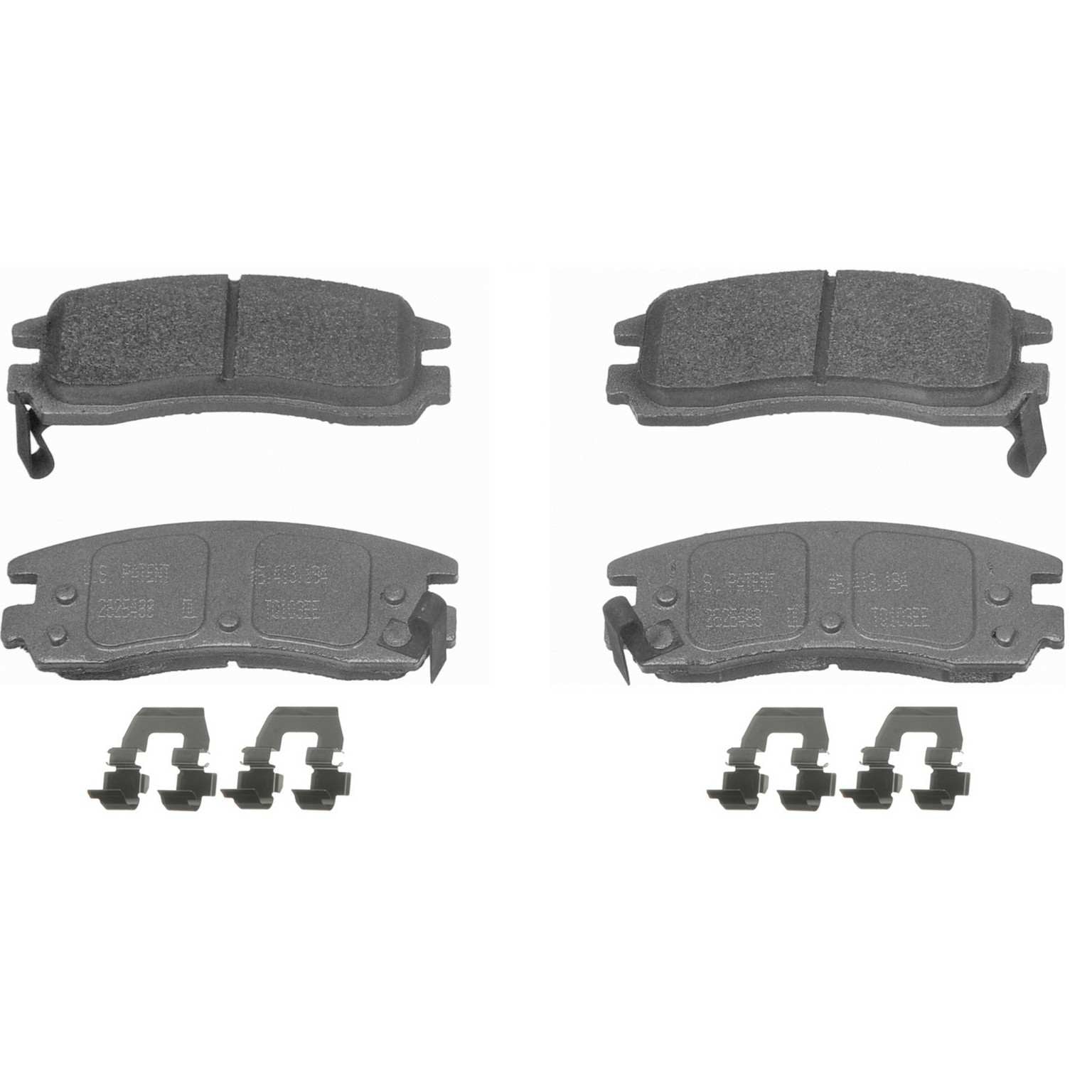 wagner brake disc brake pad set  frsport mx714