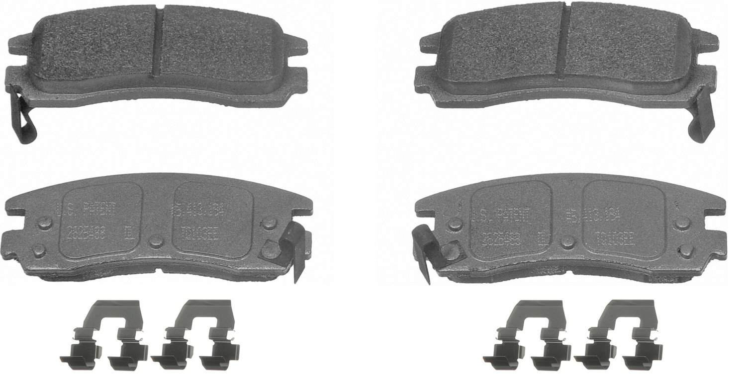 Wagner Brake Disc Brake Pad Set  top view frsport MX714