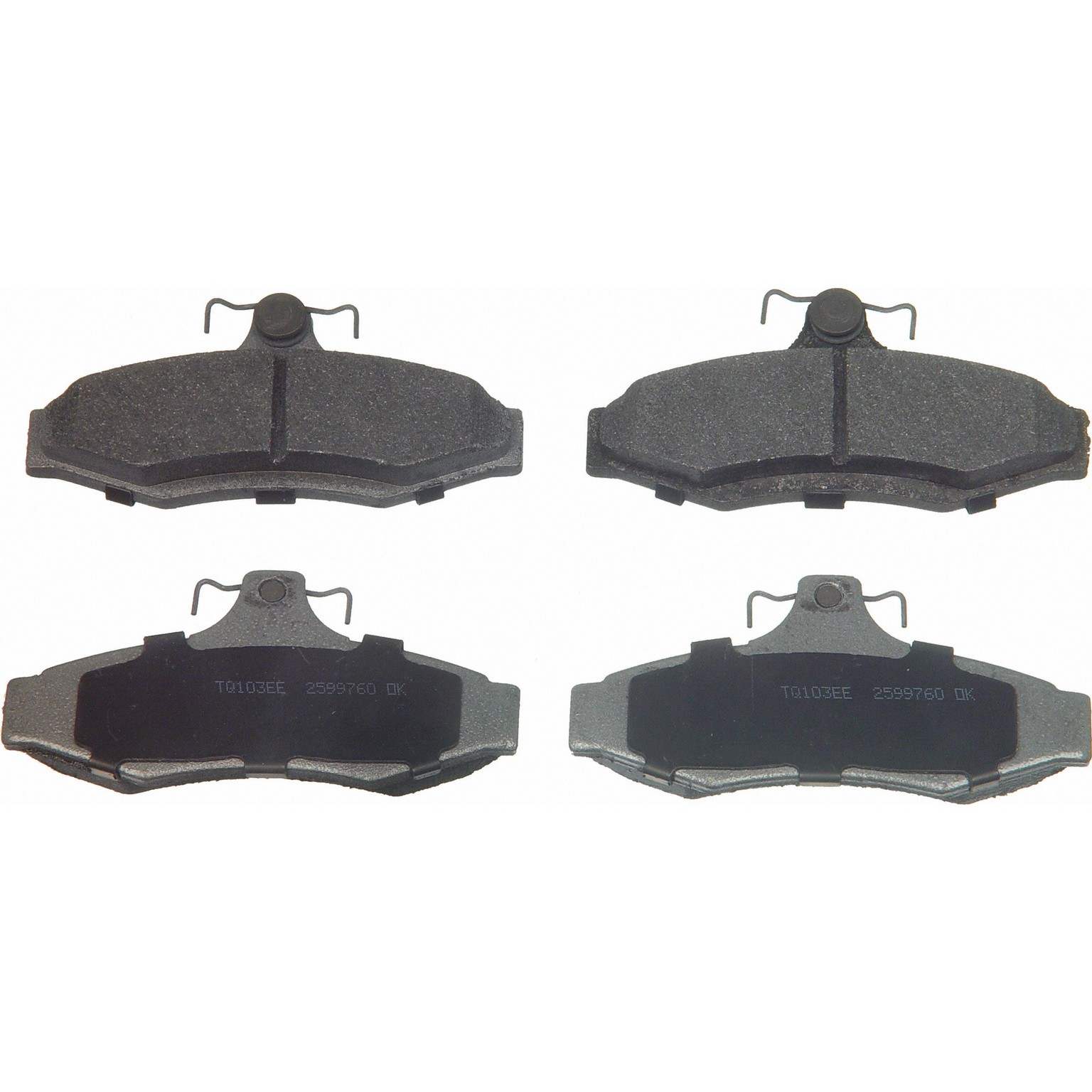 wagner brake disc brake pad set  frsport mx724