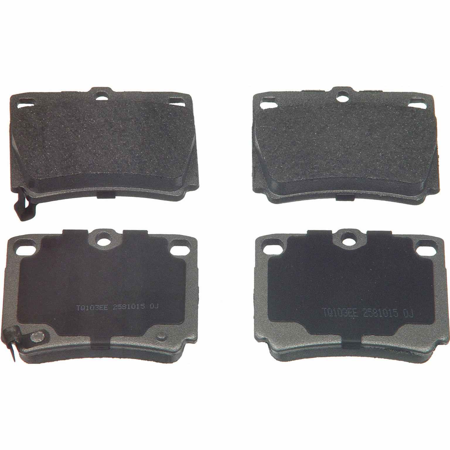 wagner brake disc brake pad set  frsport mx733