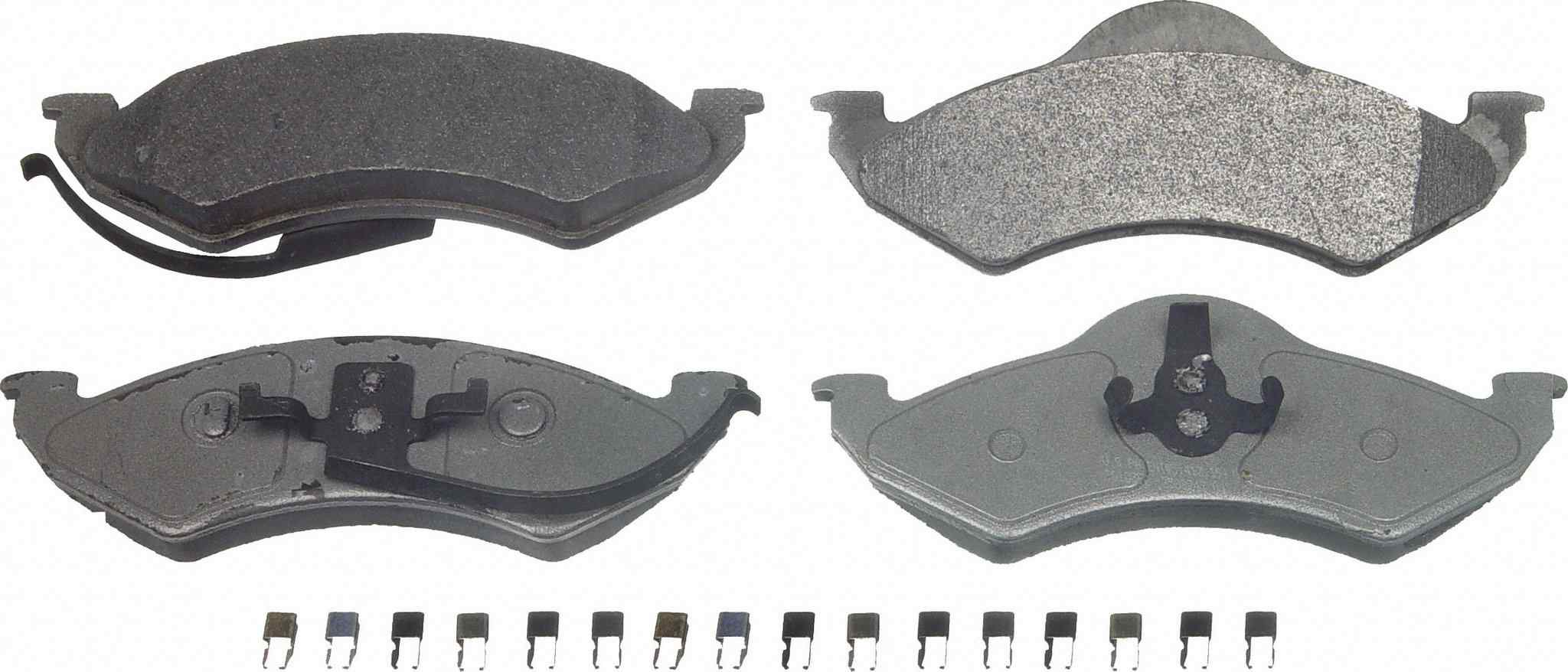 Wagner Brake Disc Brake Pad Set  top view frsport MX746