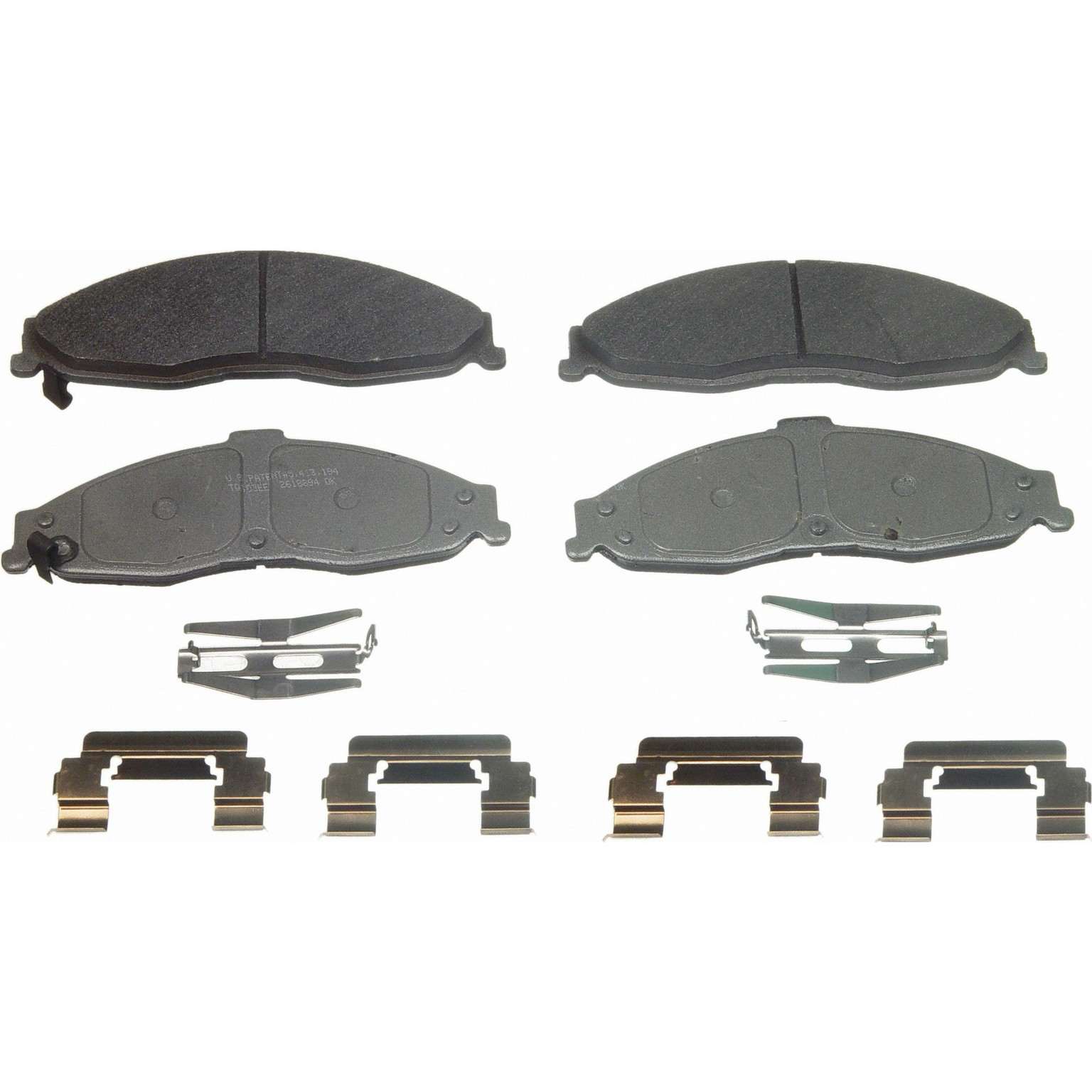 wagner brake disc brake pad set  frsport mx749