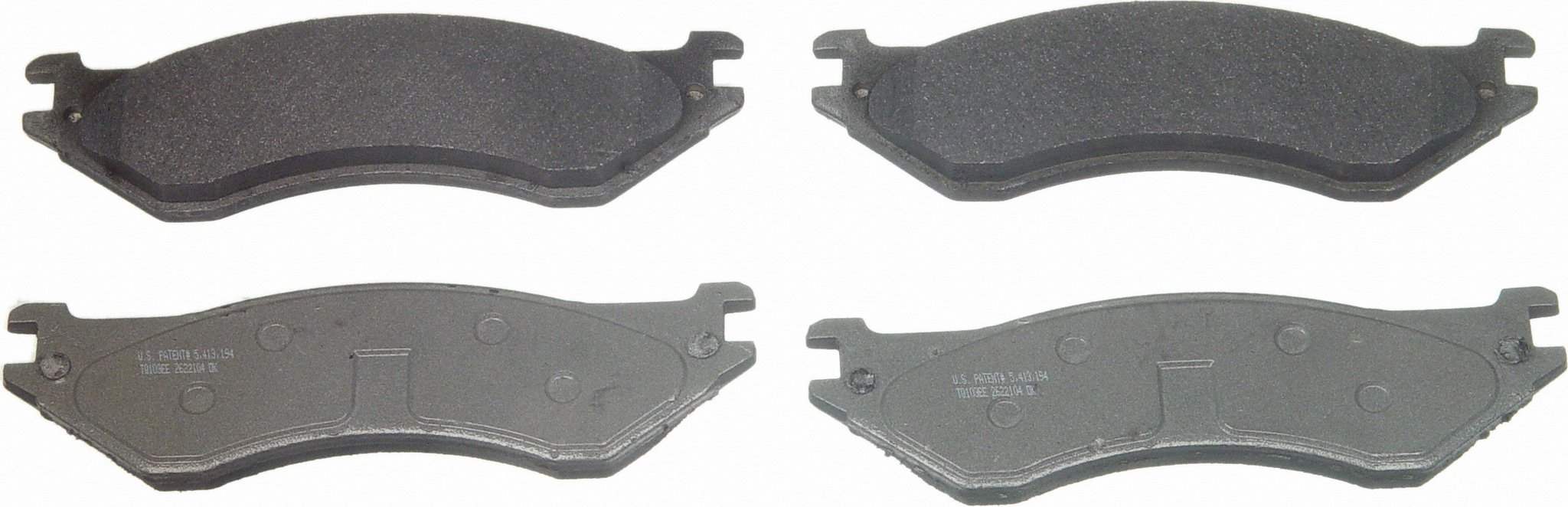 Wagner Brake Disc Brake Pad Set  top view frsport MX758