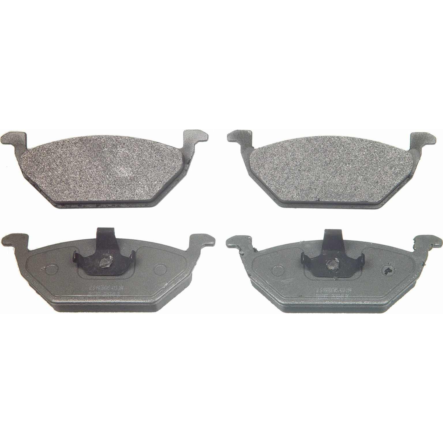 wagner brake disc brake pad set  frsport mx768