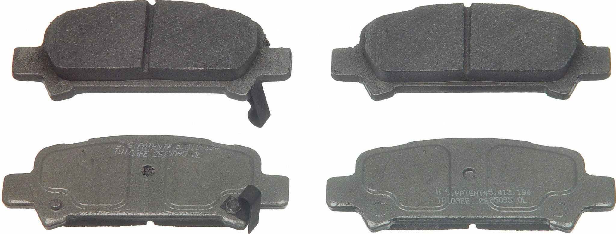 Wagner Brake Disc Brake Pad Set  top view frsport MX770