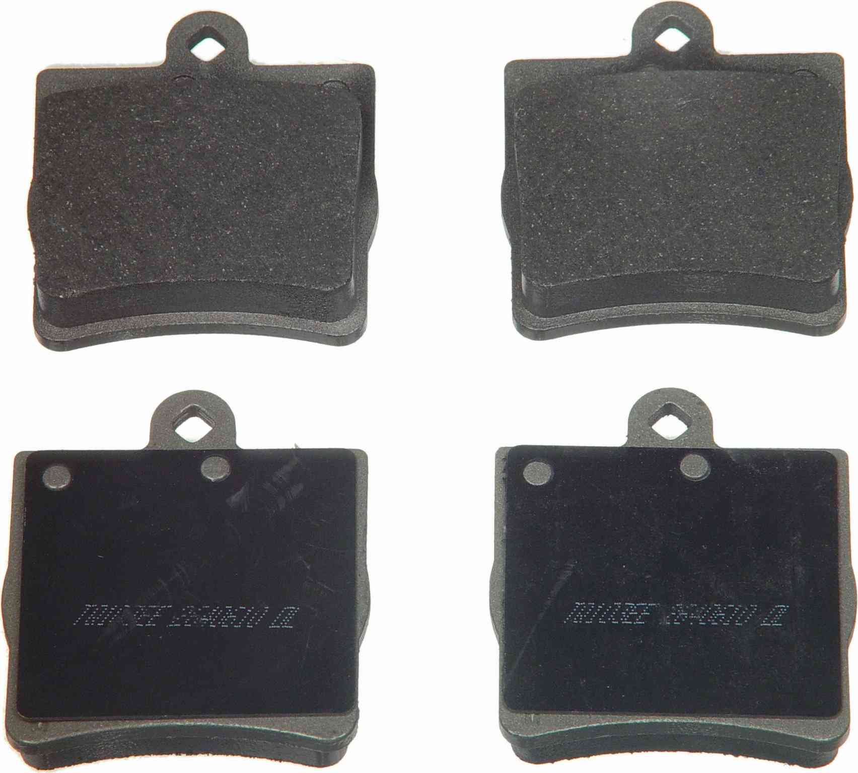 Wagner Brake Disc Brake Pad Set  top view frsport MX779