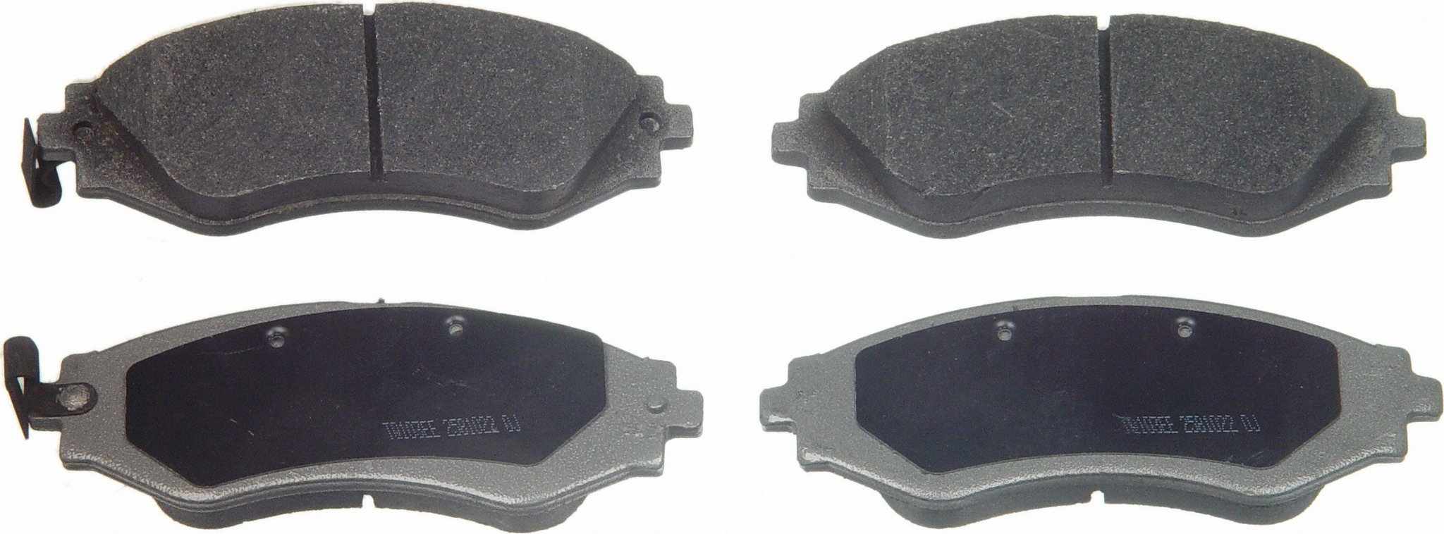 Wagner Brake Disc Brake Pad Set  top view frsport MX797