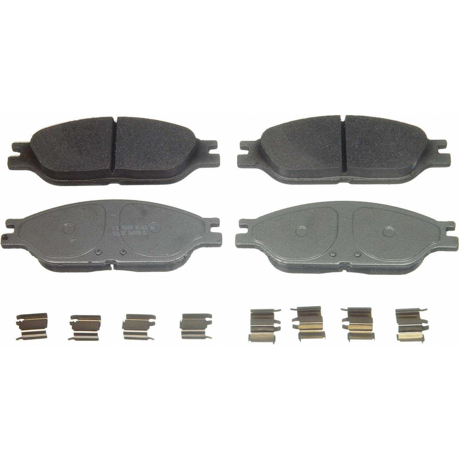 wagner brake disc brake pad set  frsport mx803