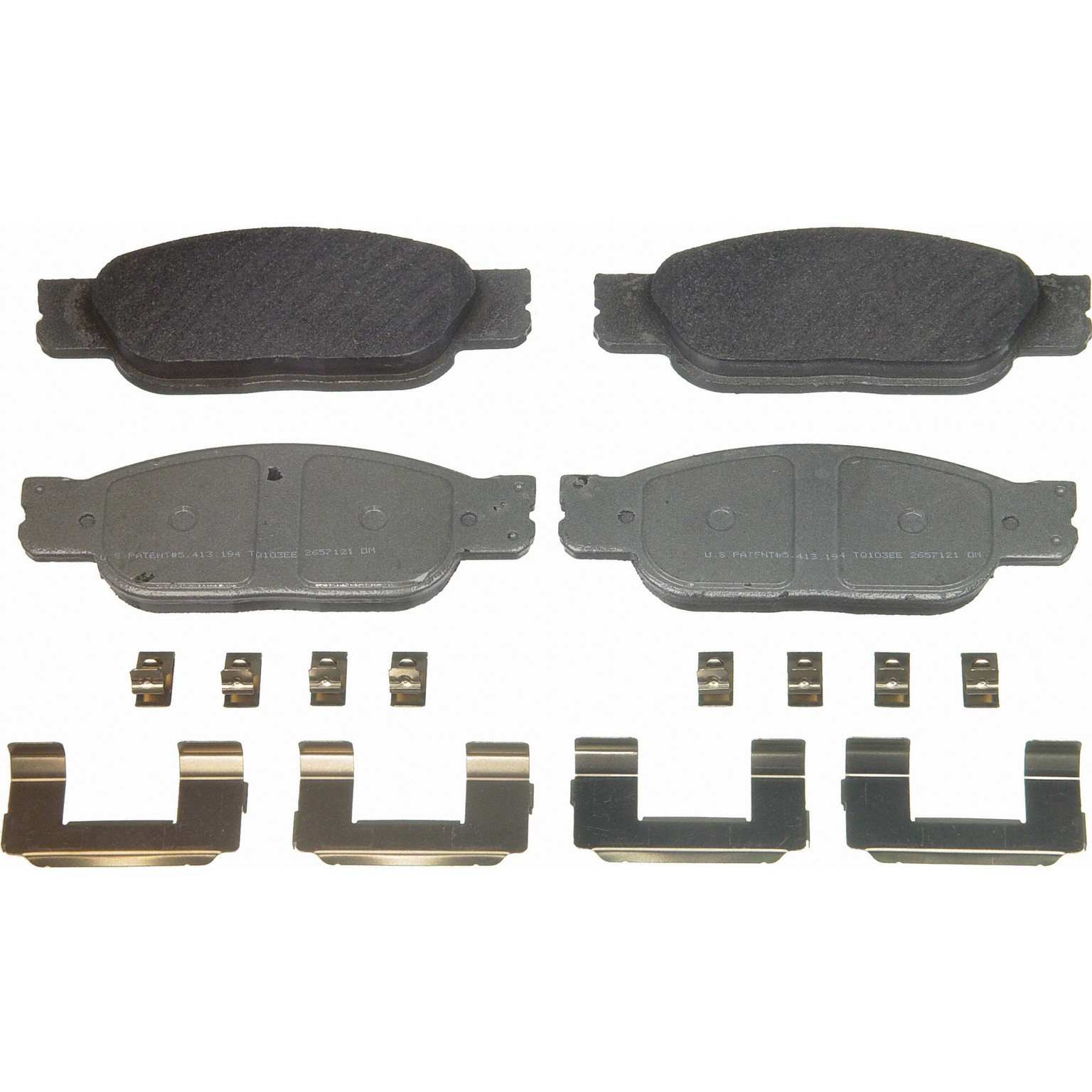 wagner brake disc brake pad set  frsport mx805