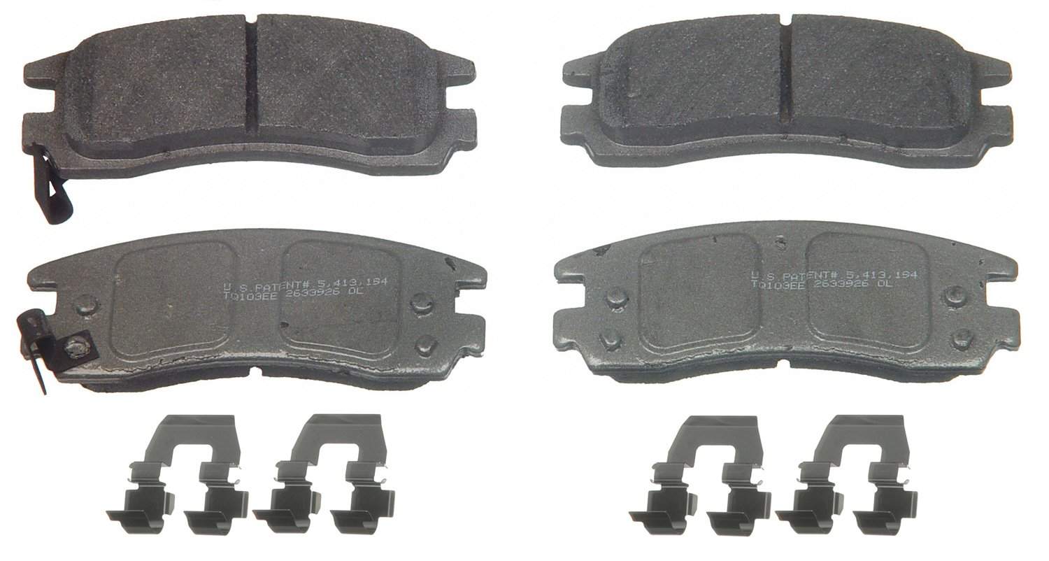 Wagner Brake Disc Brake Pad Set  top view frsport MX814