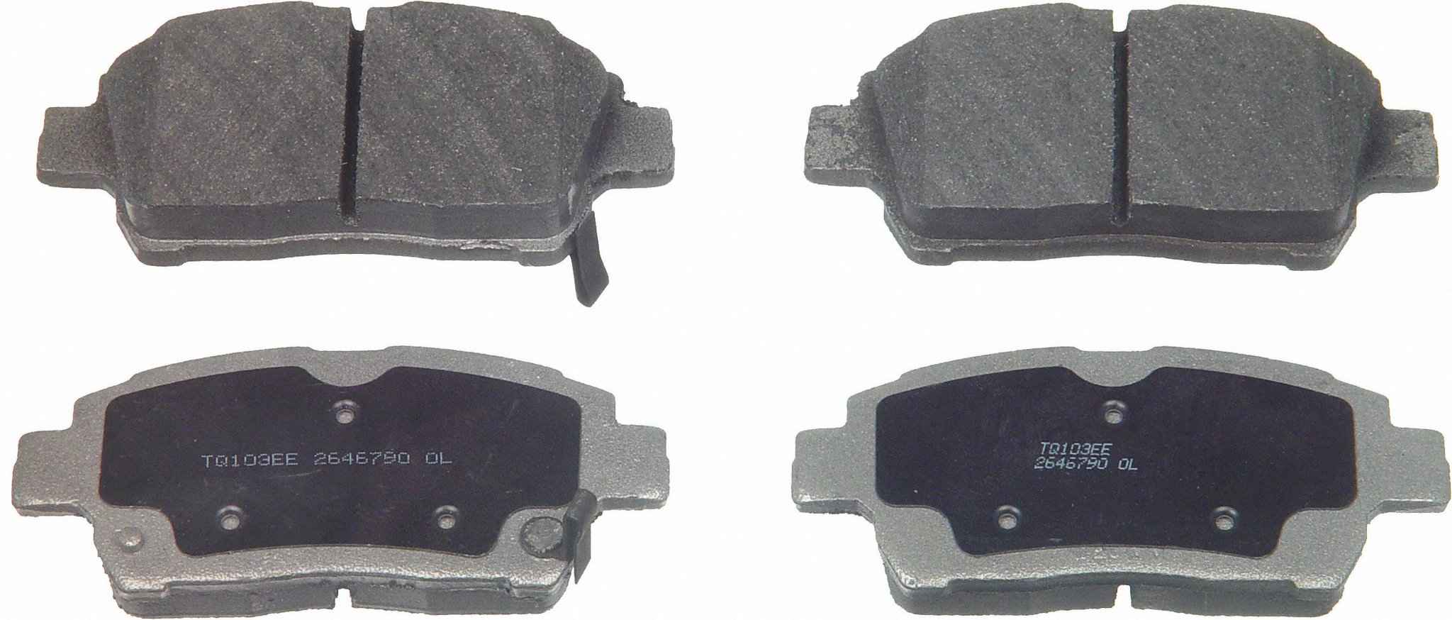 Wagner Brake Disc Brake Pad Set  top view frsport MX822