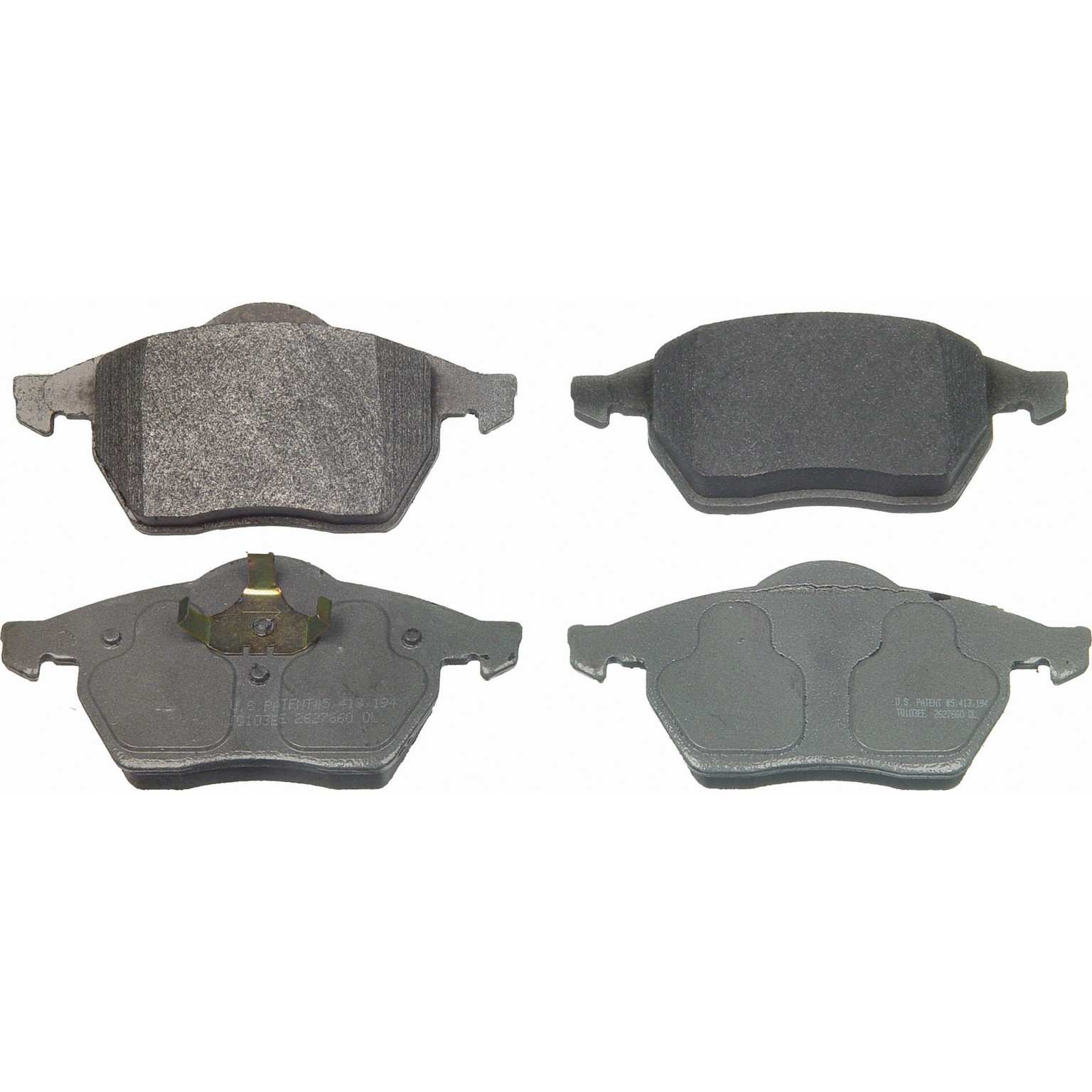 wagner brake disc brake pad set  frsport mx836