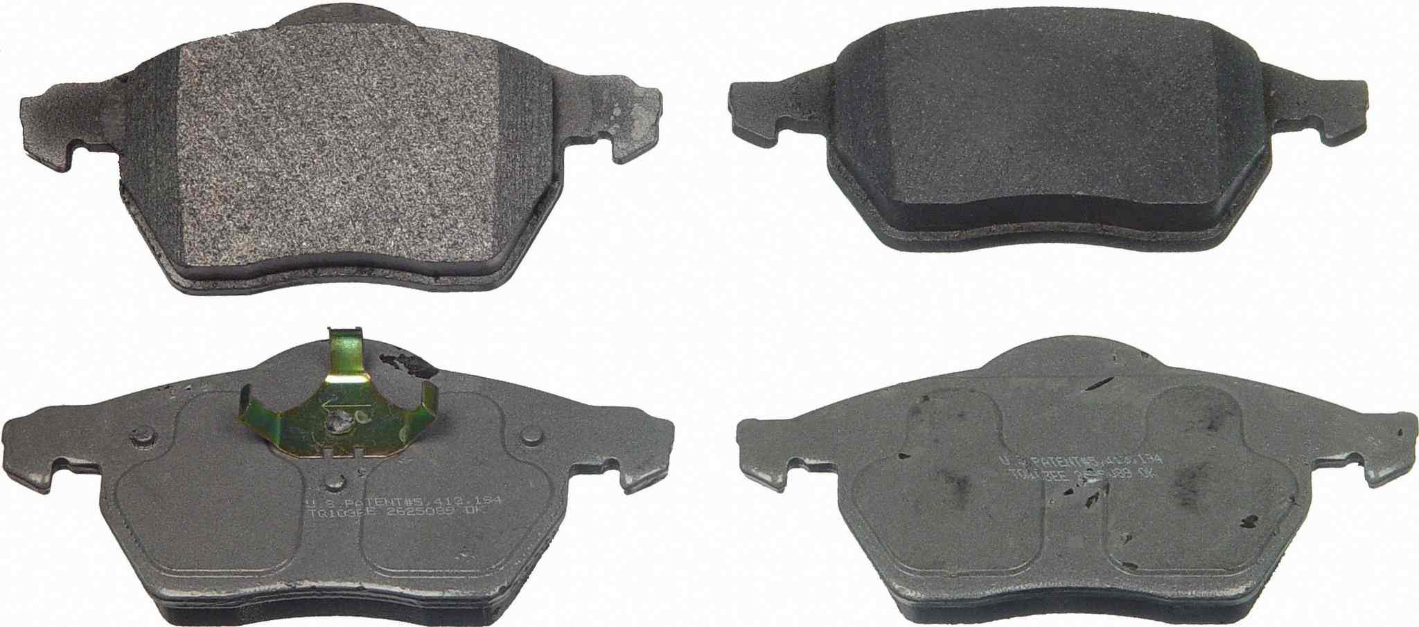 Wagner Brake Disc Brake Pad Set  top view frsport MX840B