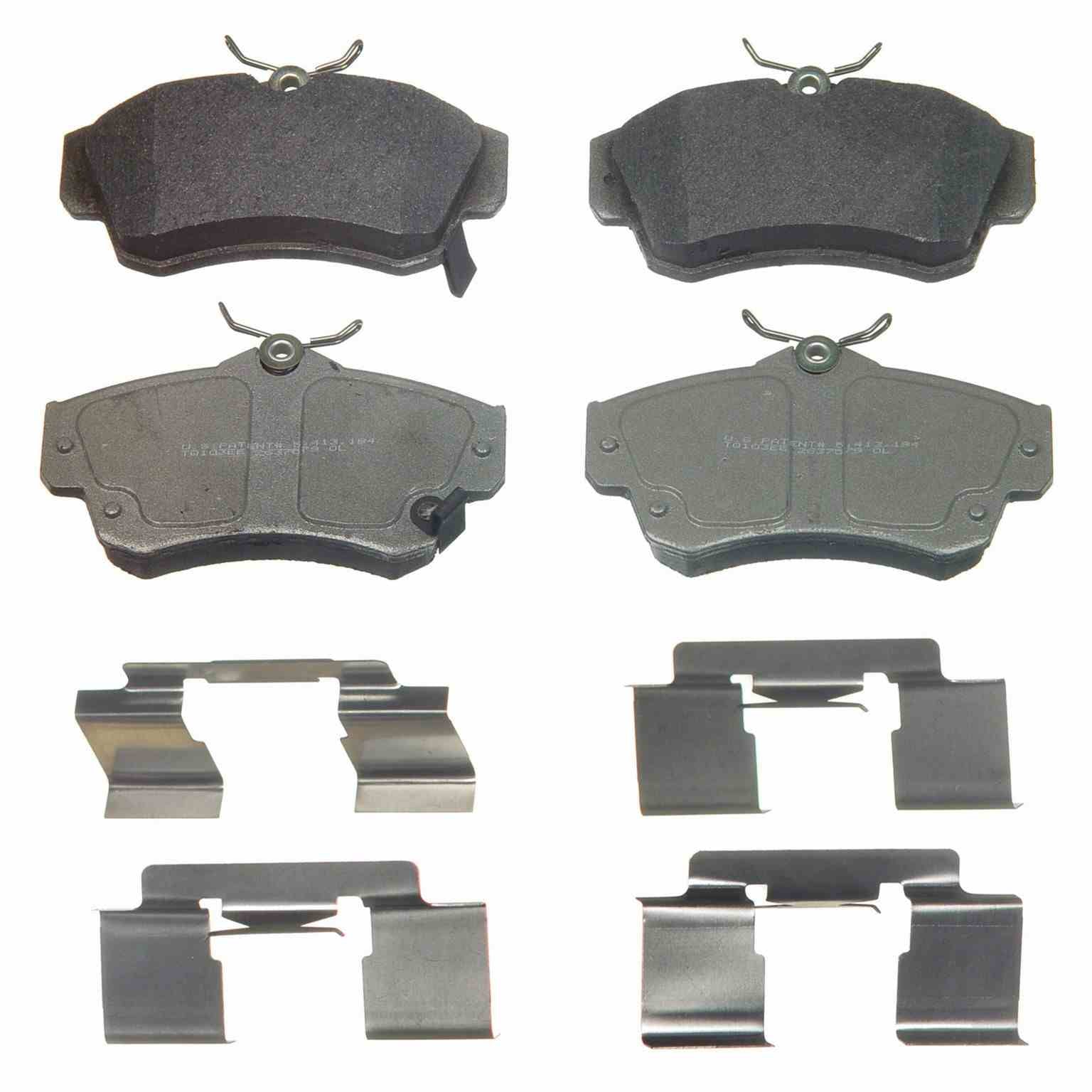 wagner brake disc brake pad set  frsport mx841