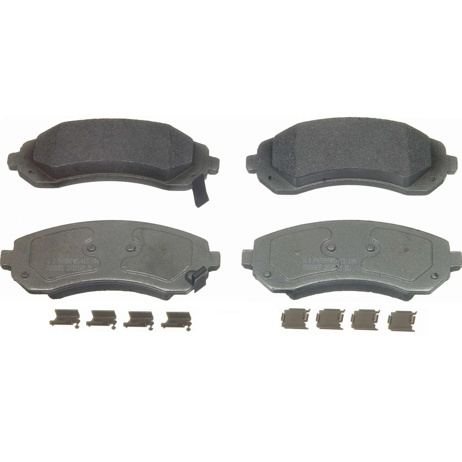 wagner brake disc brake pad set  frsport mx844