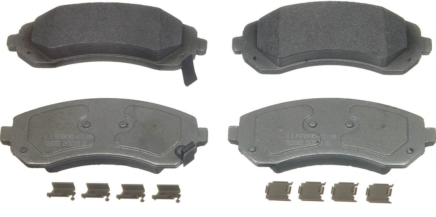 Wagner Brake Disc Brake Pad Set  top view frsport MX844