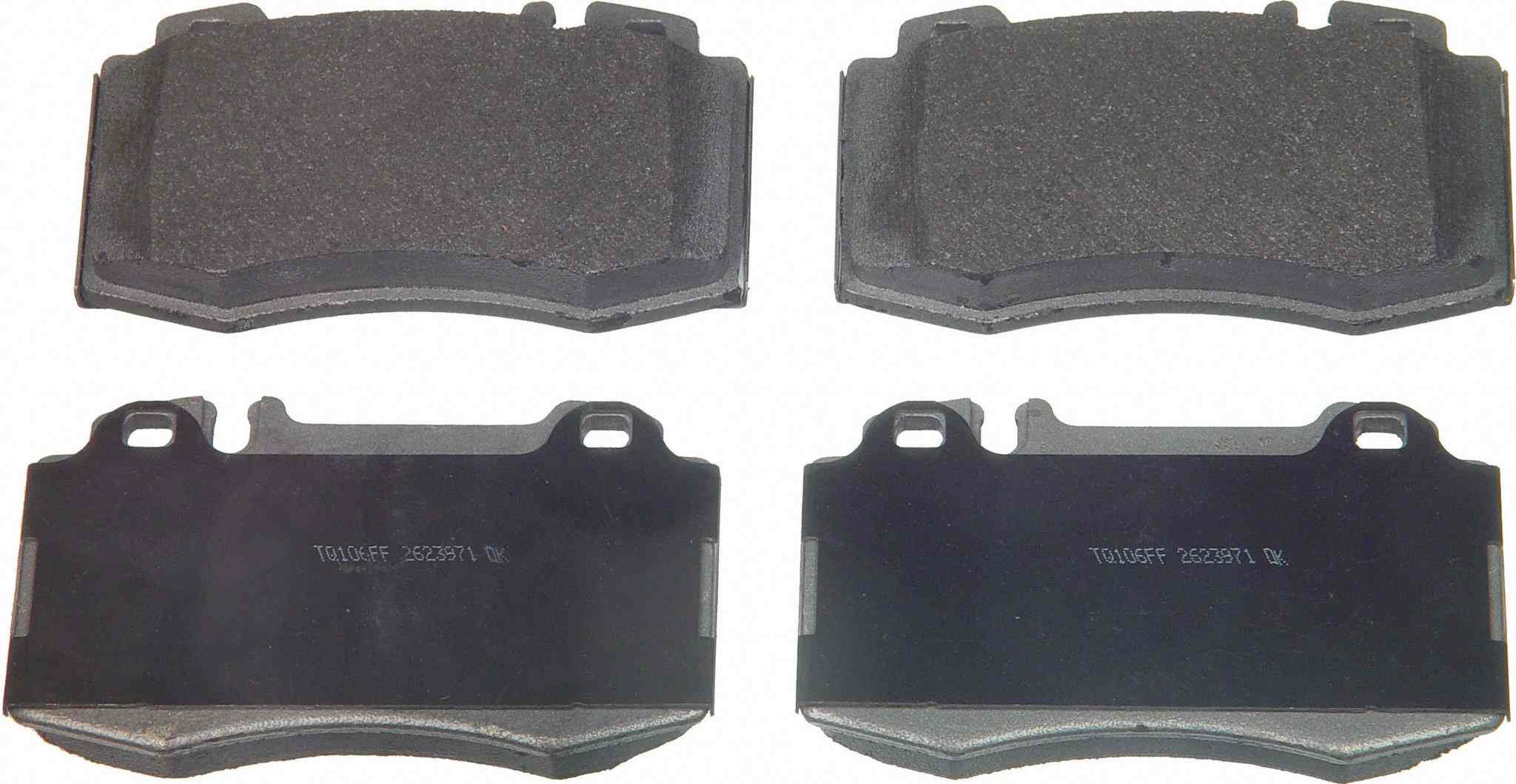 Wagner Brake Disc Brake Pad Set  top view frsport MX847