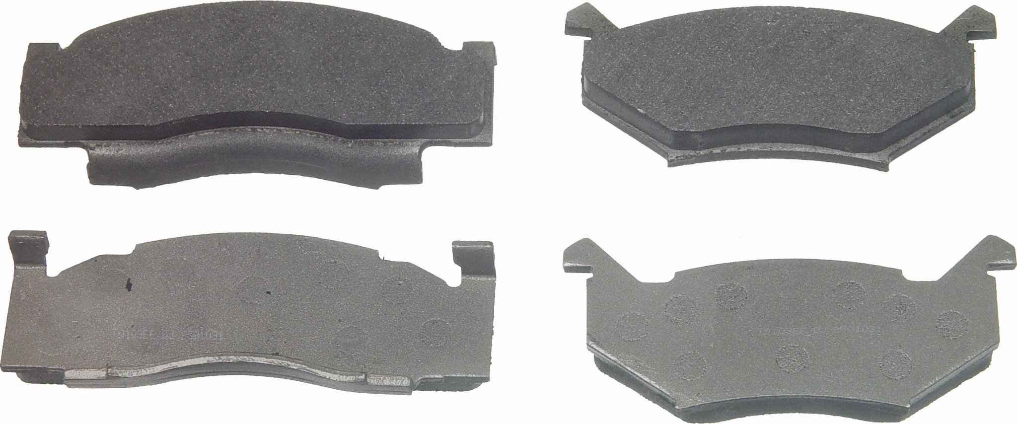 Wagner Brake Disc Brake Pad Set  top view frsport MX84