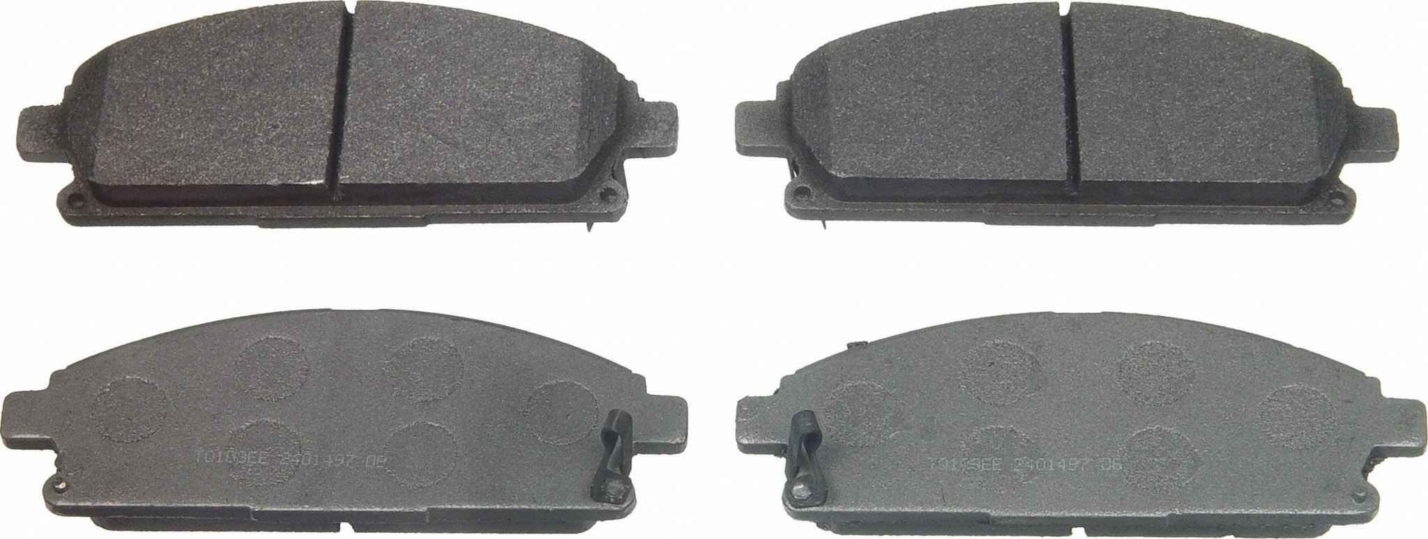 Wagner Brake Disc Brake Pad Set  top view frsport MX855