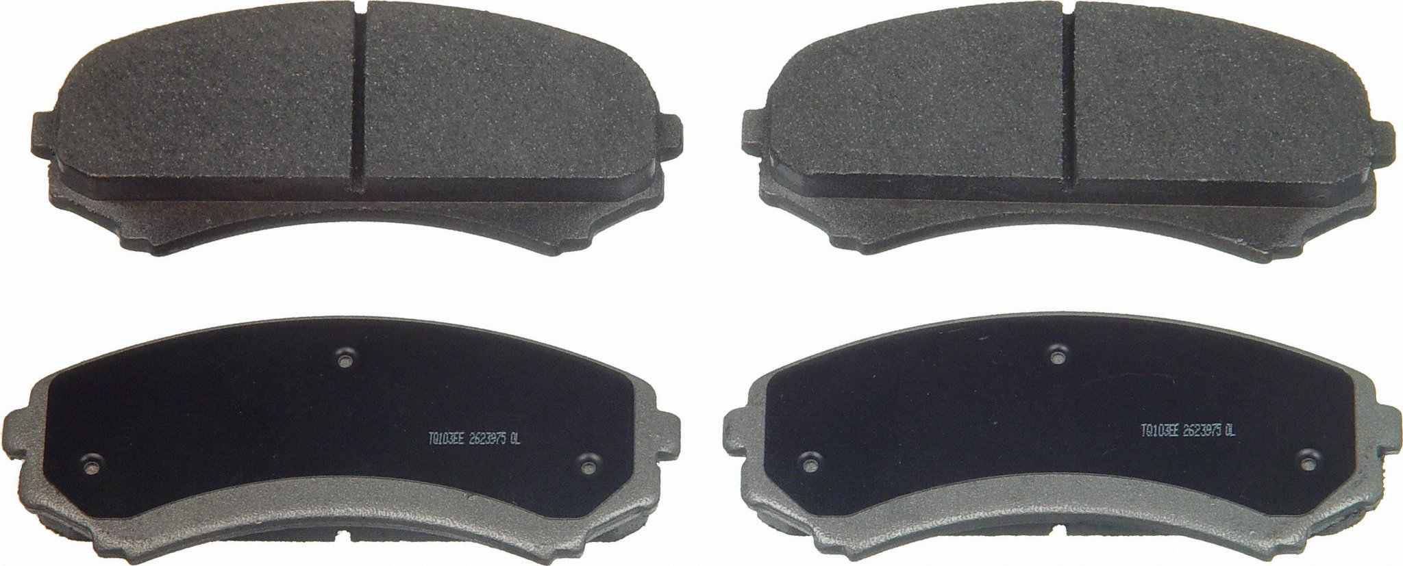 Wagner Brake Disc Brake Pad Set  top view frsport MX867A