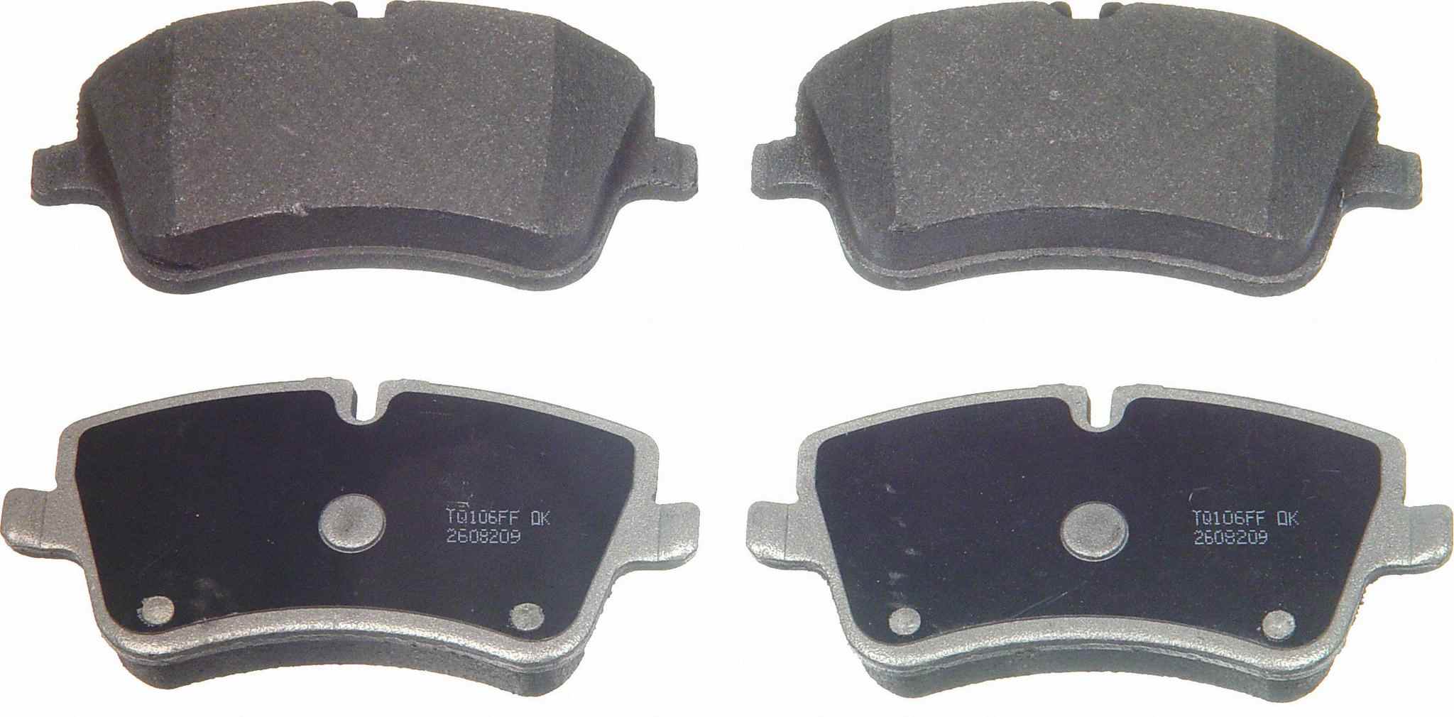 Wagner Brake Disc Brake Pad Set  top view frsport MX872