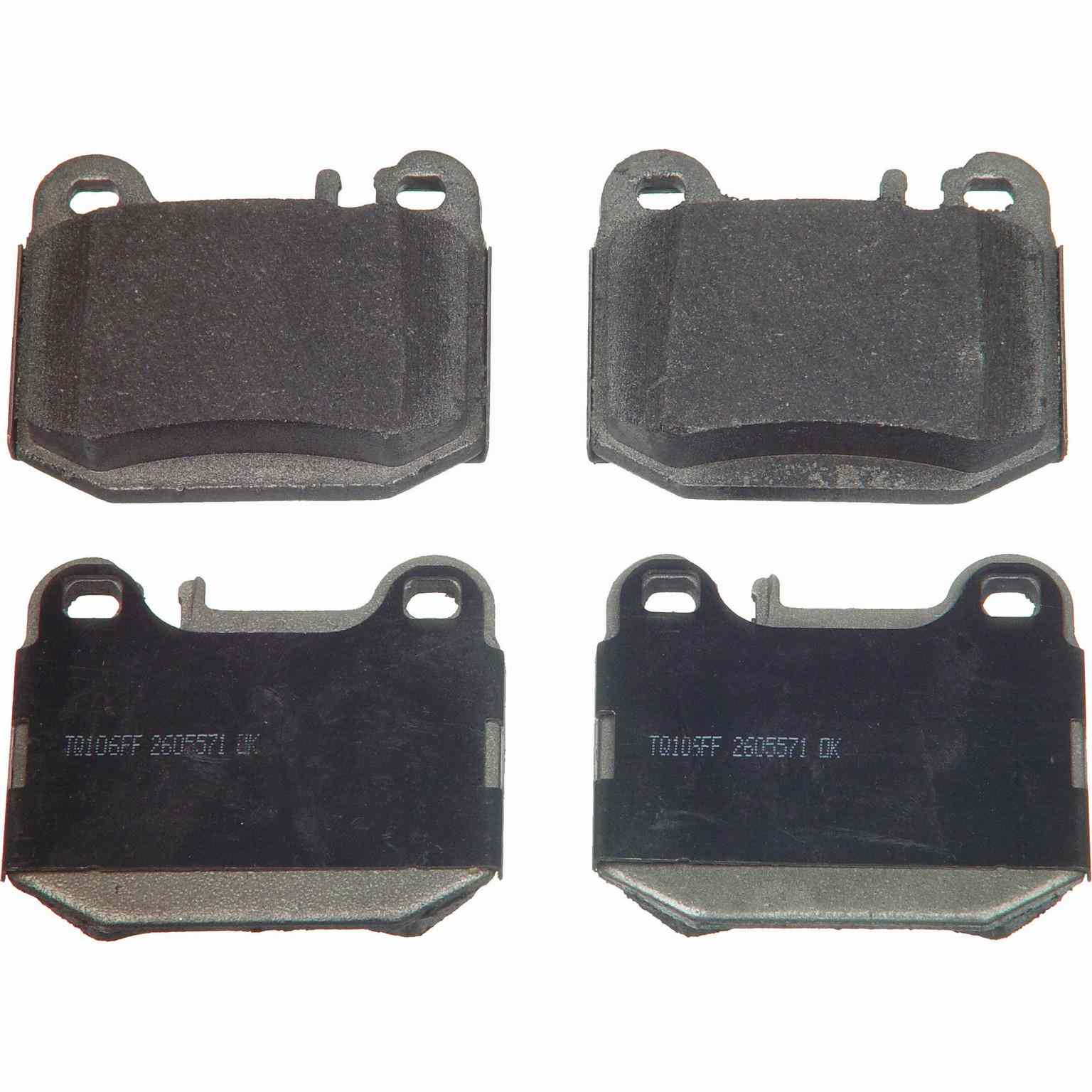 wagner brake disc brake pad set  frsport mx874