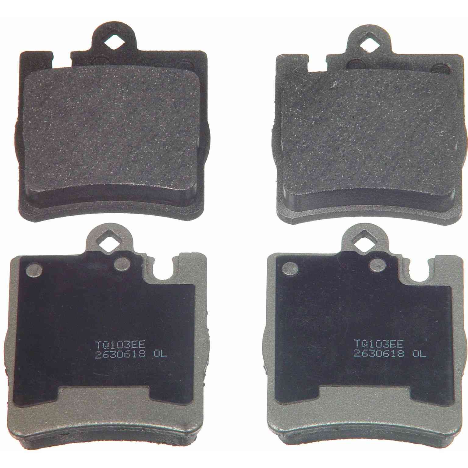 wagner brake disc brake pad set  frsport mx876