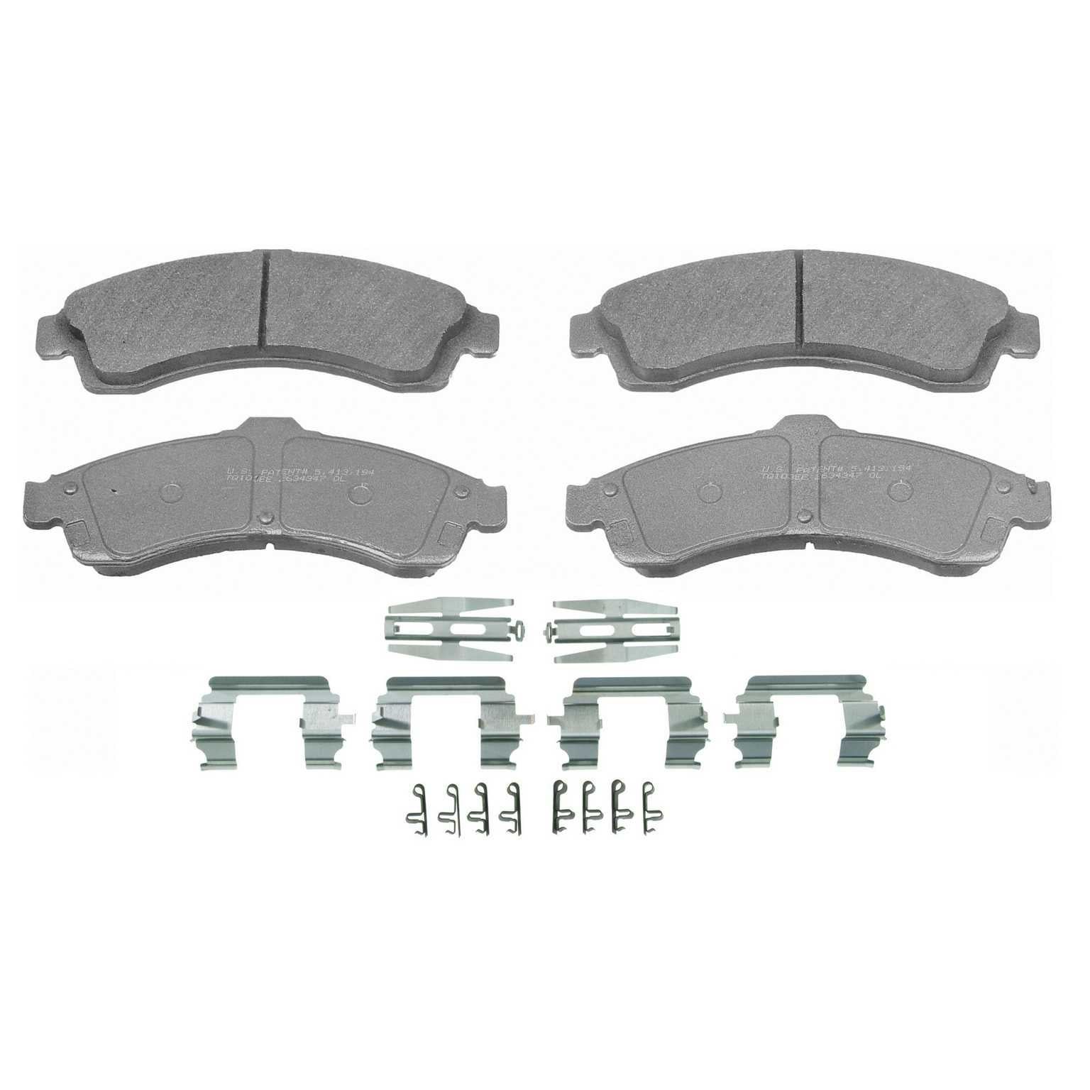 wagner brake disc brake pad set  frsport mx882