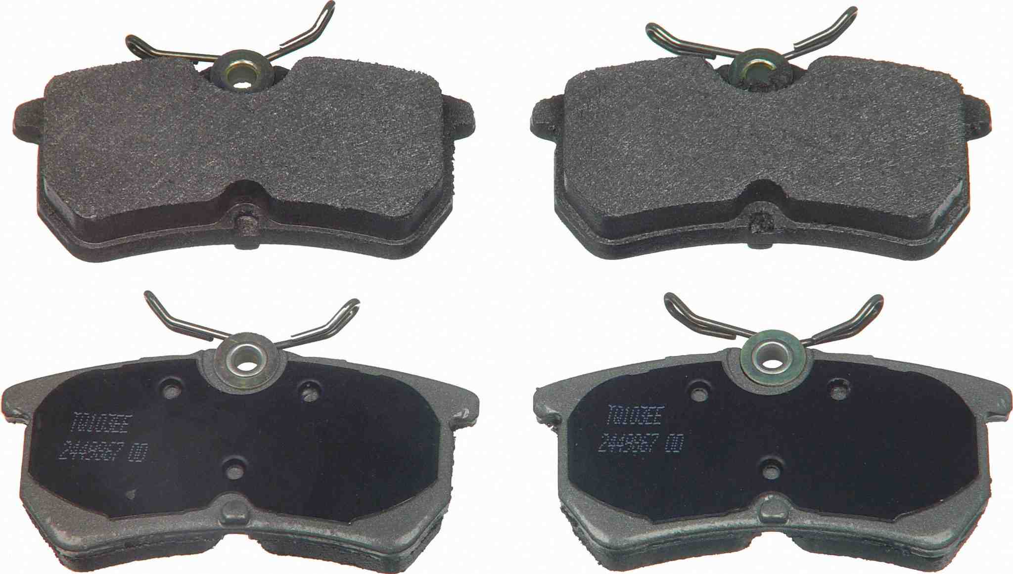 Wagner Brake Disc Brake Pad Set  top view frsport MX886