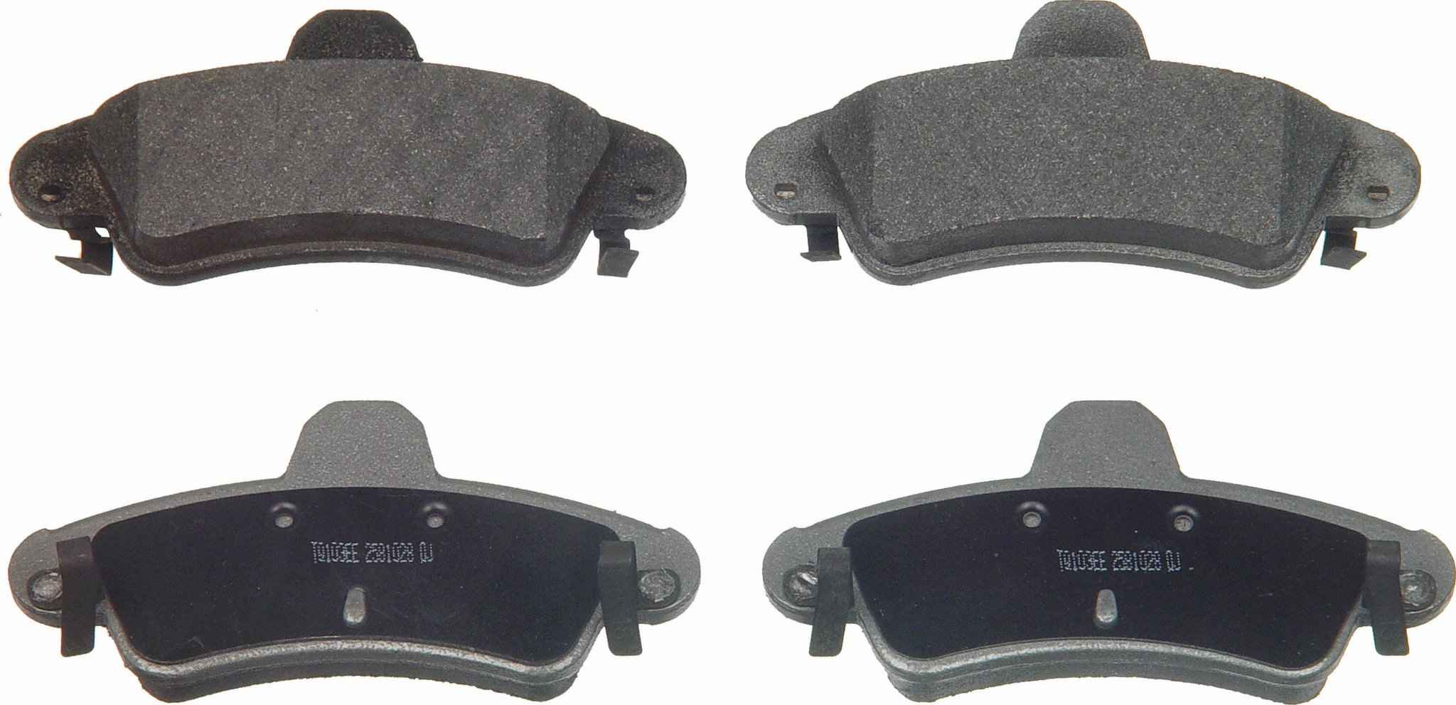 Wagner Brake Disc Brake Pad Set  top view frsport MX899A